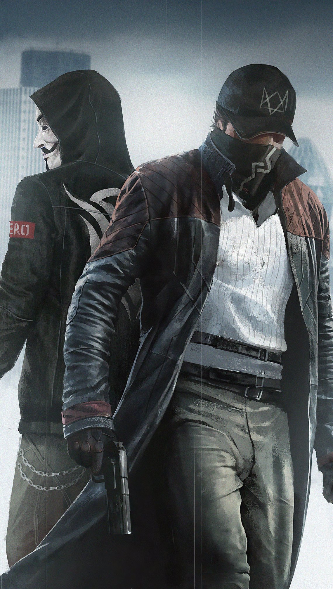 Aiden Pearce y Anónimo Watch dogs Resurgence