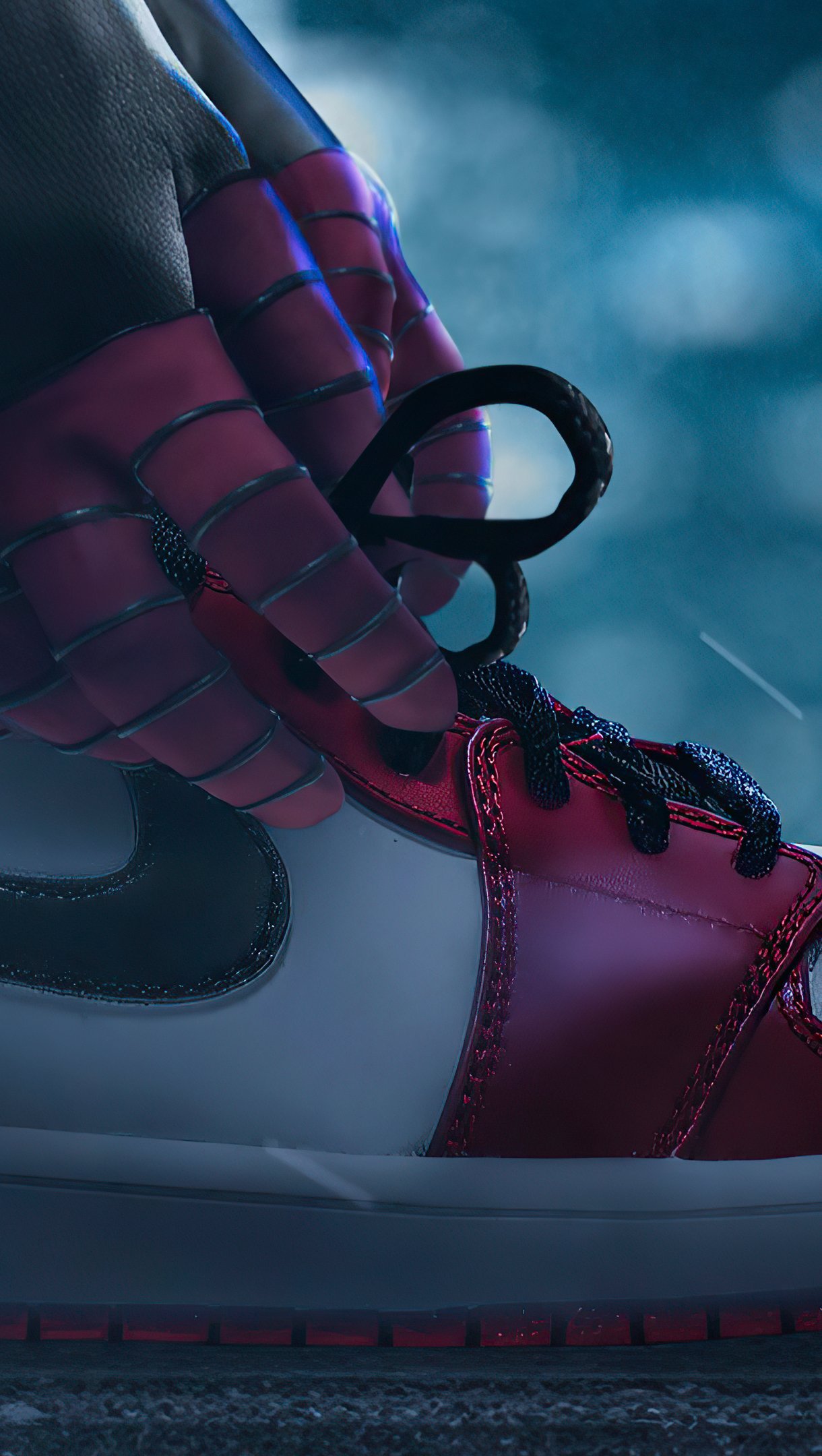 Air Jordan Miles Morales como Spiderman