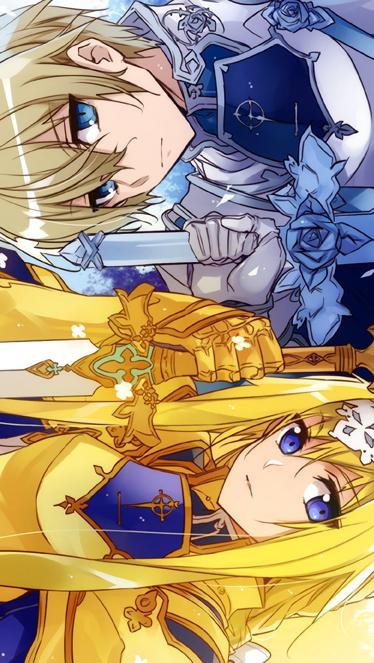 Alice y Eugeo Sao de Alicization