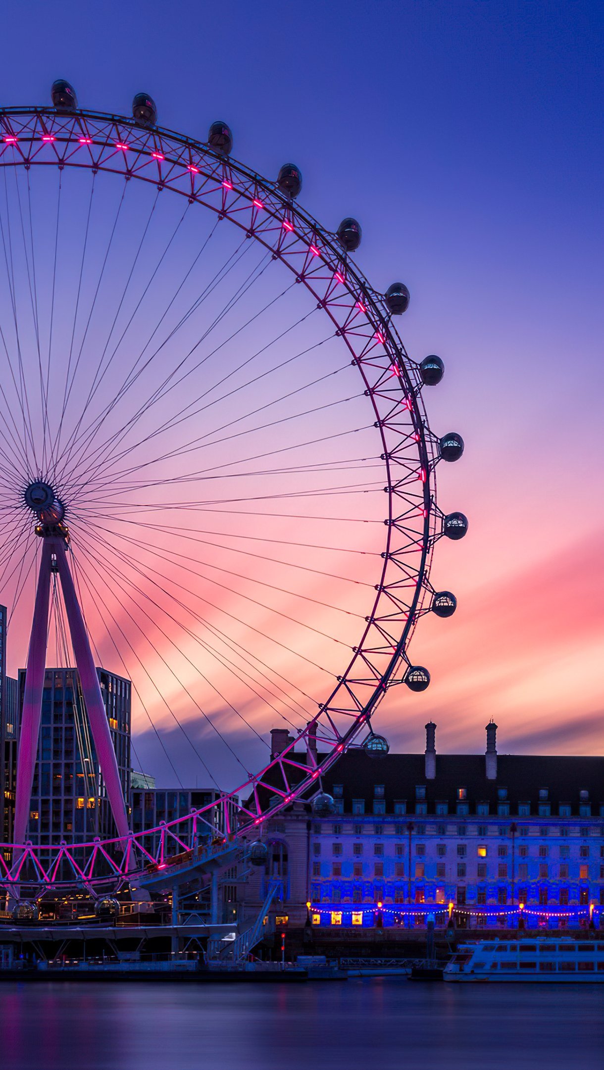 Amanecer en el London Eye