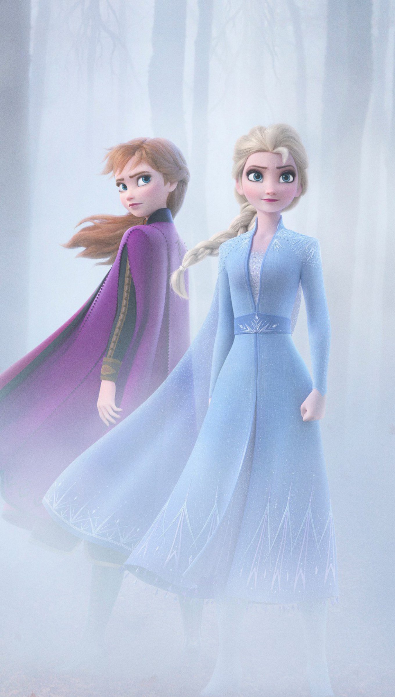 Anna y Elsa en Frozen 2