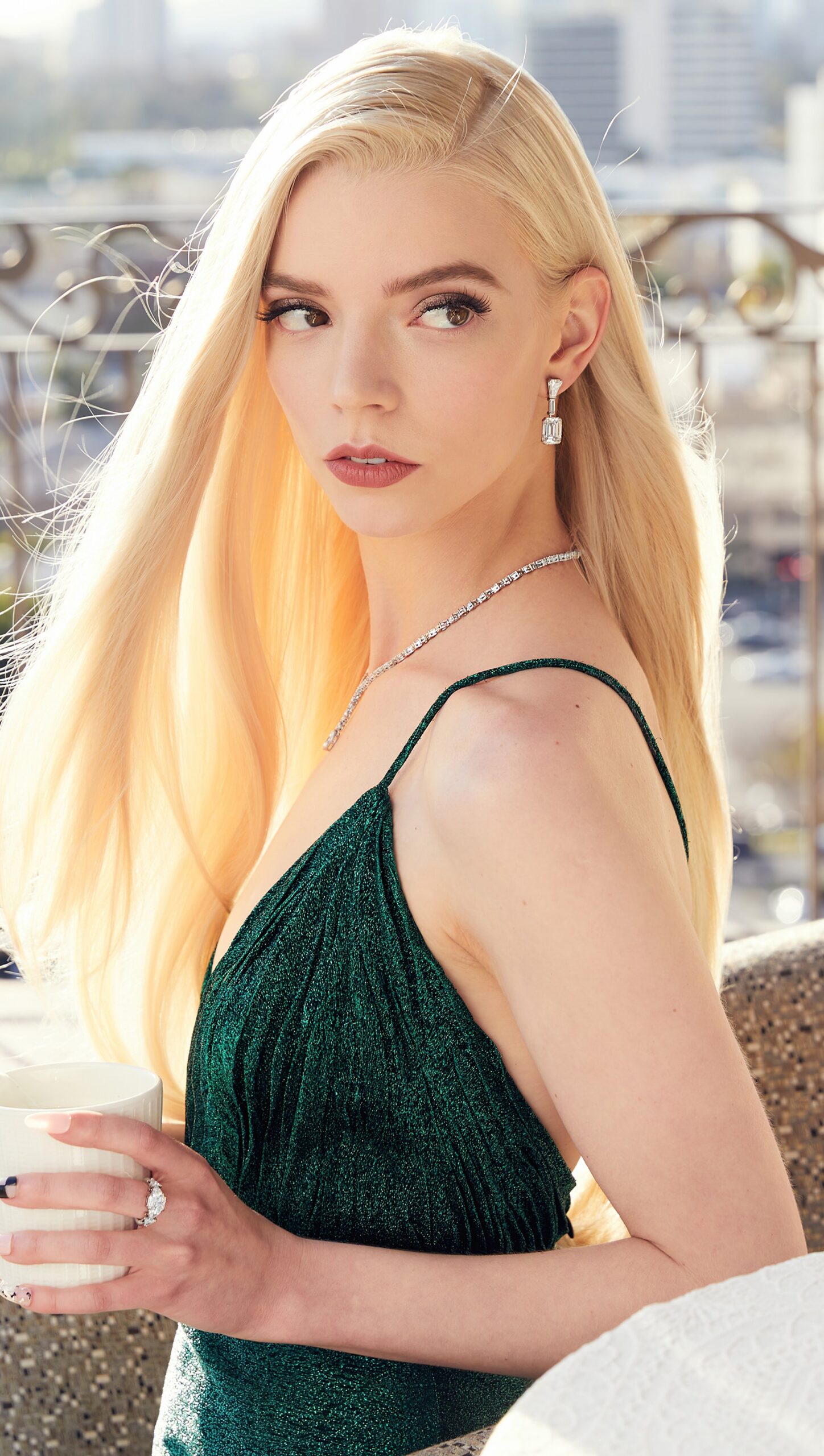 Anya Taylor Joy 2021 para Golden Globes