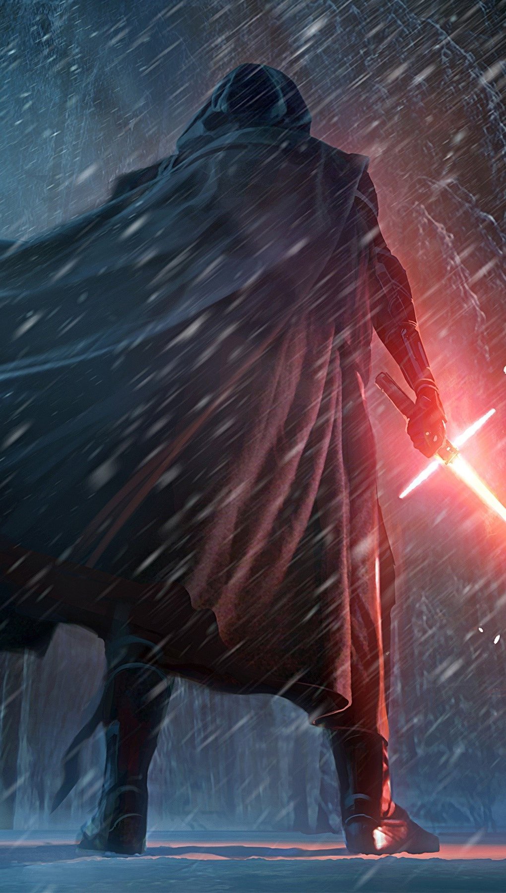 Artwork de Kylo Ren en Star Wars