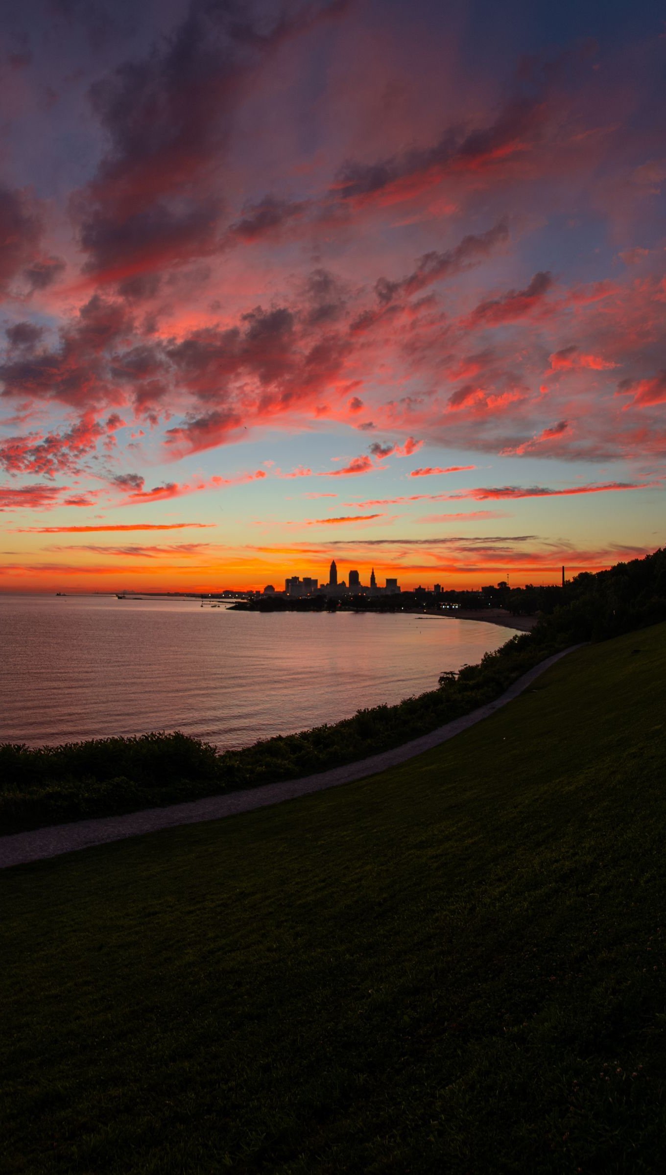 Atardecer en la costa