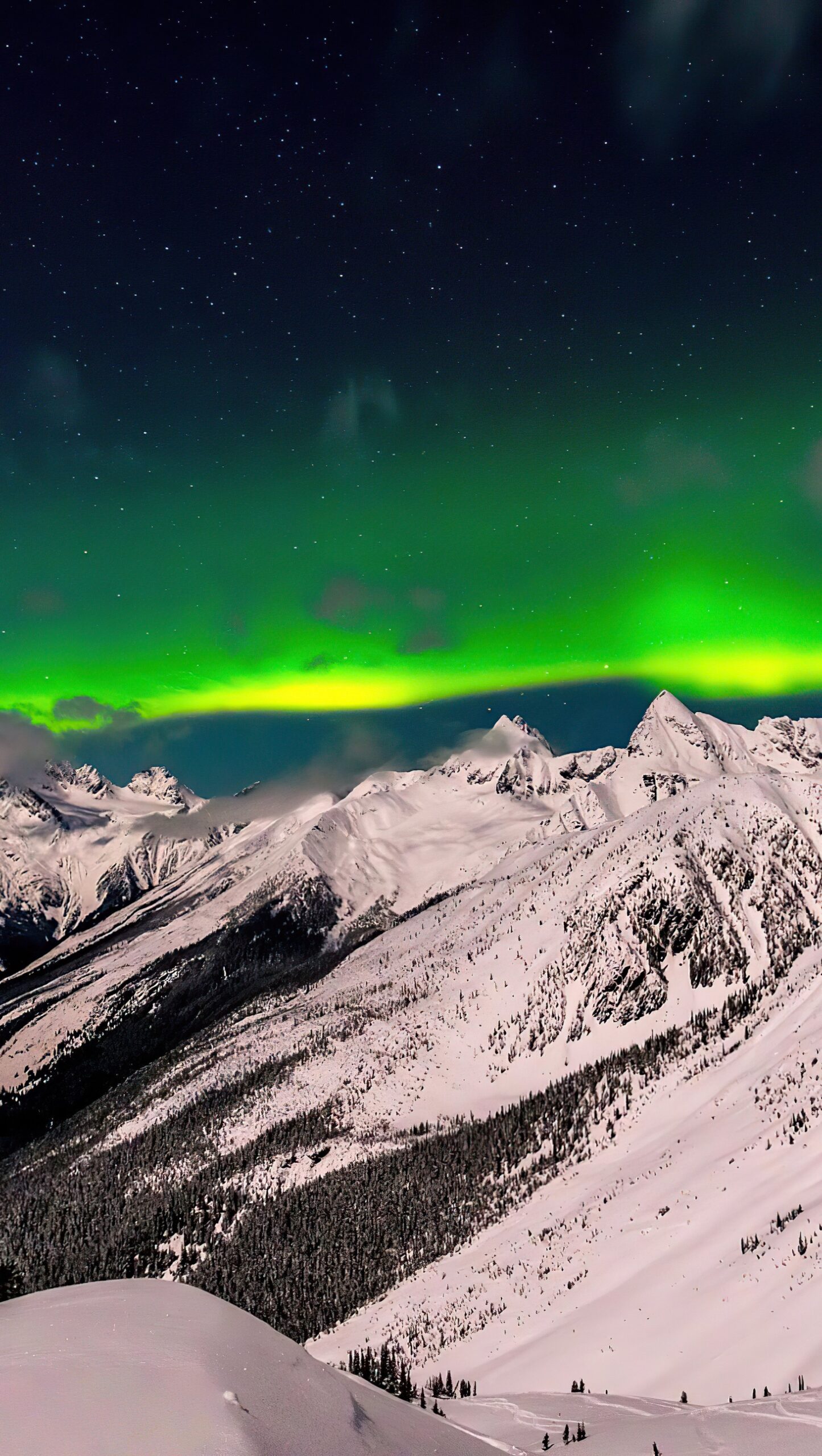 Aurora Polar en Columbia Británica