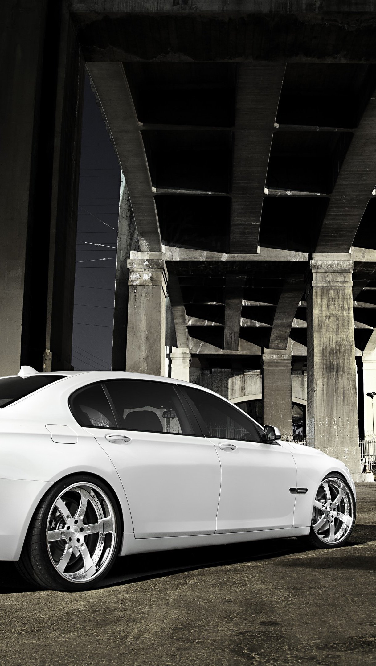 BMW 7 750LI blanco