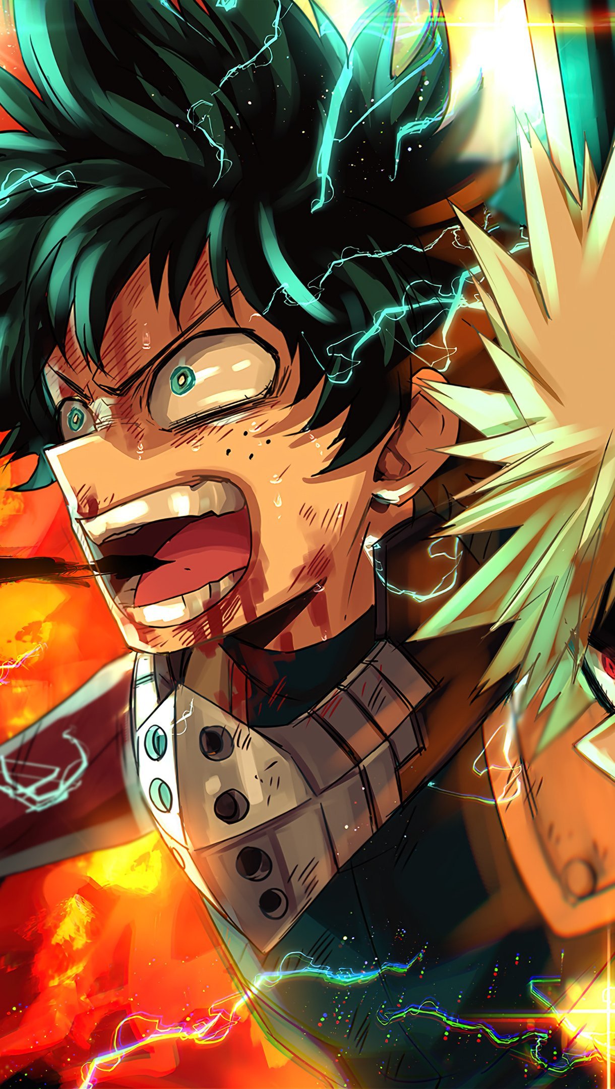 Bakugo, Izuku y Shoto