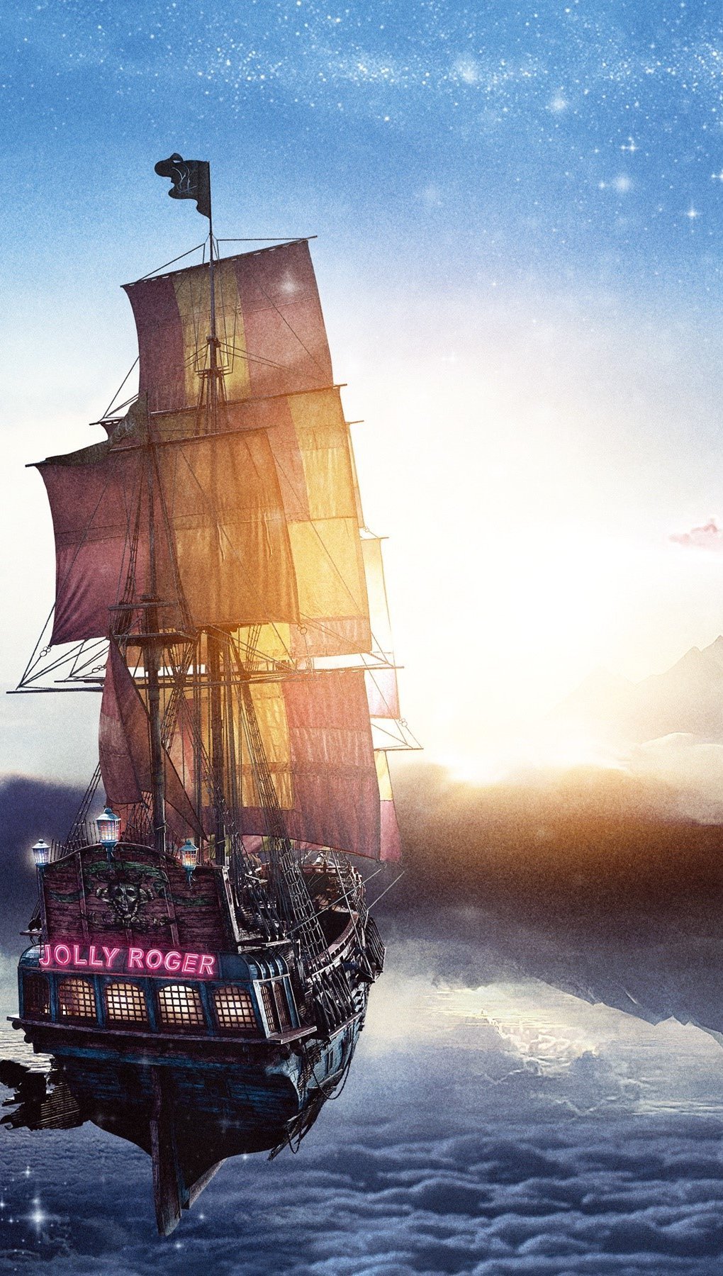 Barco pirata Jolly Roger de Pan