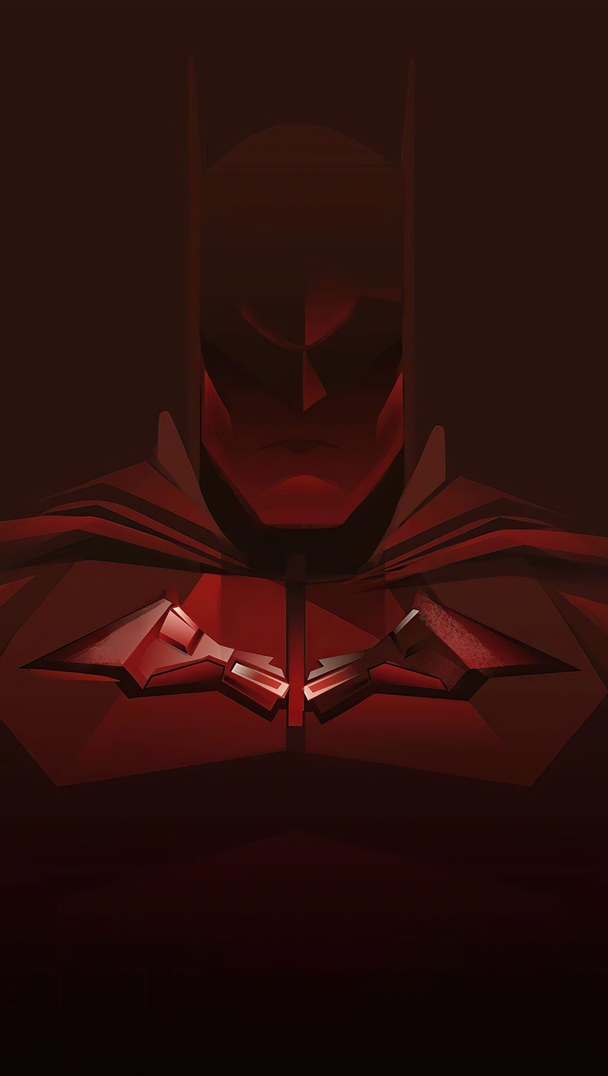 Batman rojo Minimal