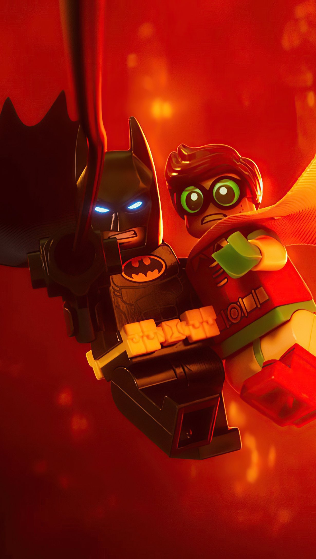 Batman y Robin estilo Lego