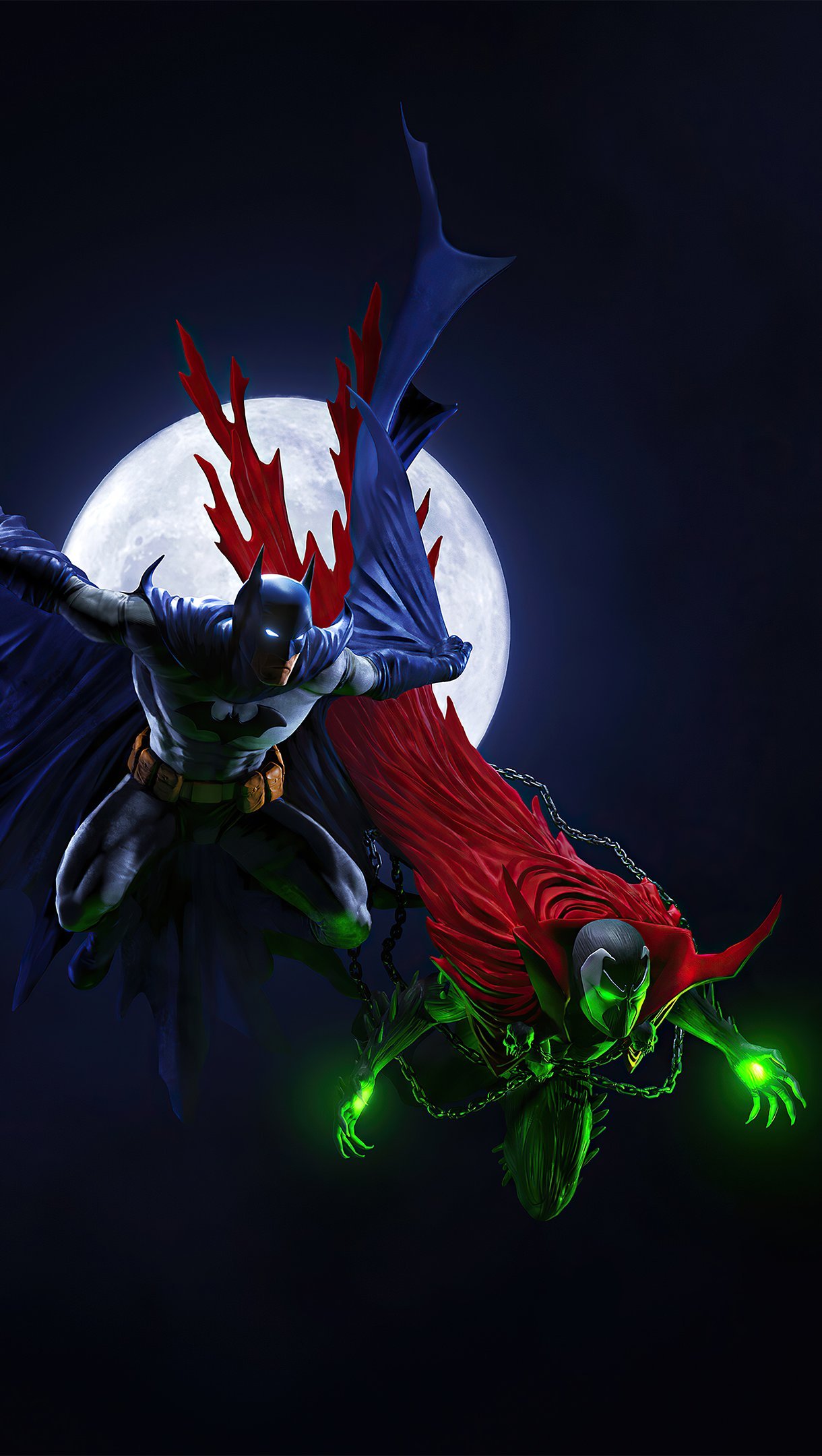 Batman y Spawn Fanart