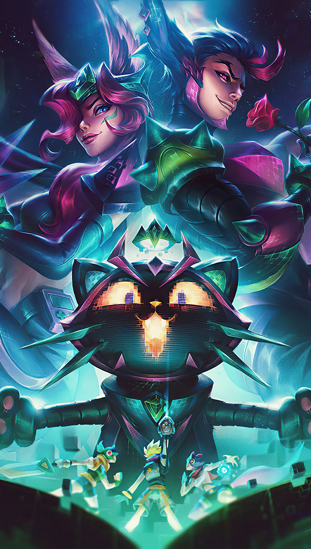 Battle Boss Xayah y Yuumi League of Legends