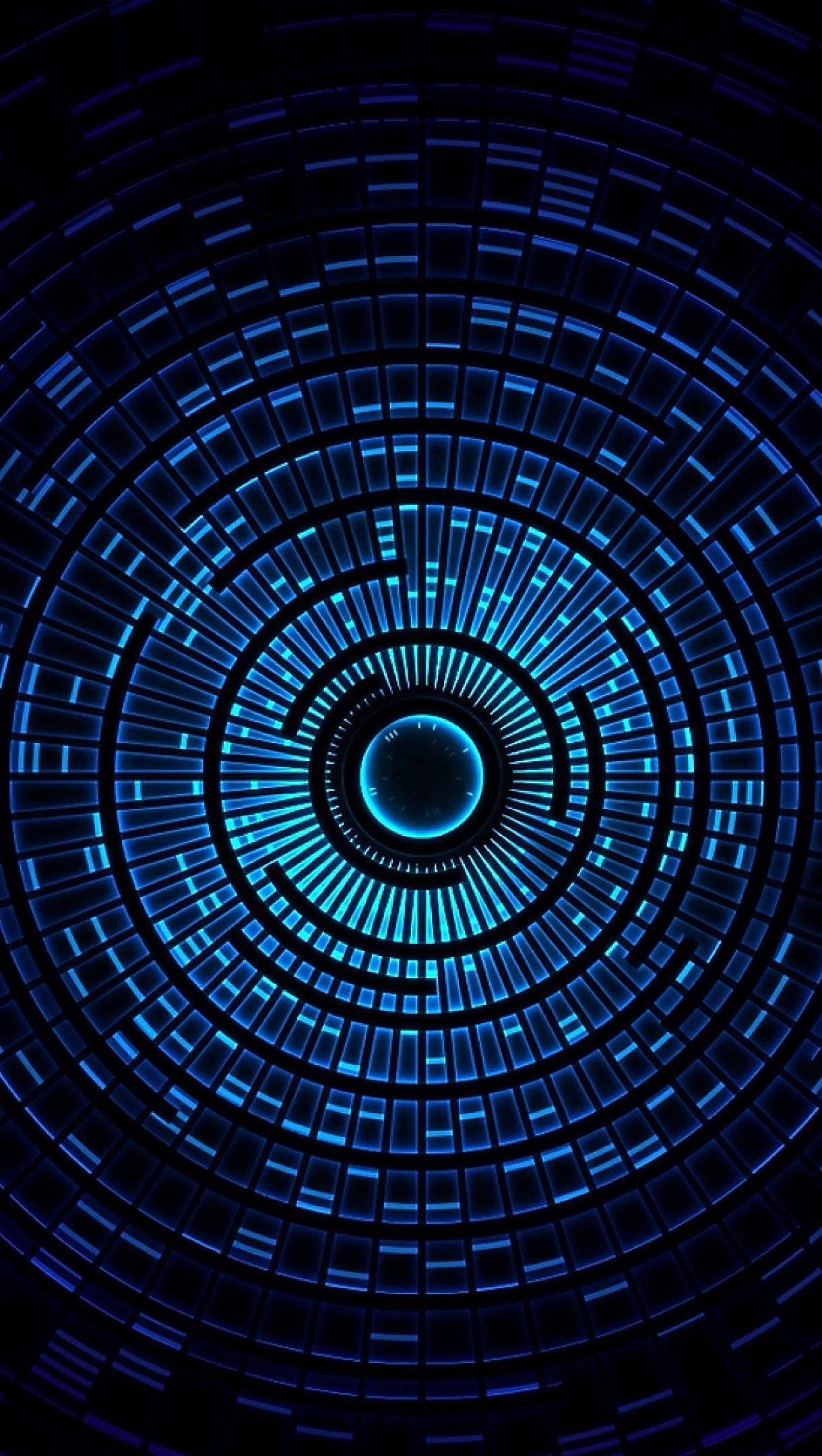 Blue vortex 3D