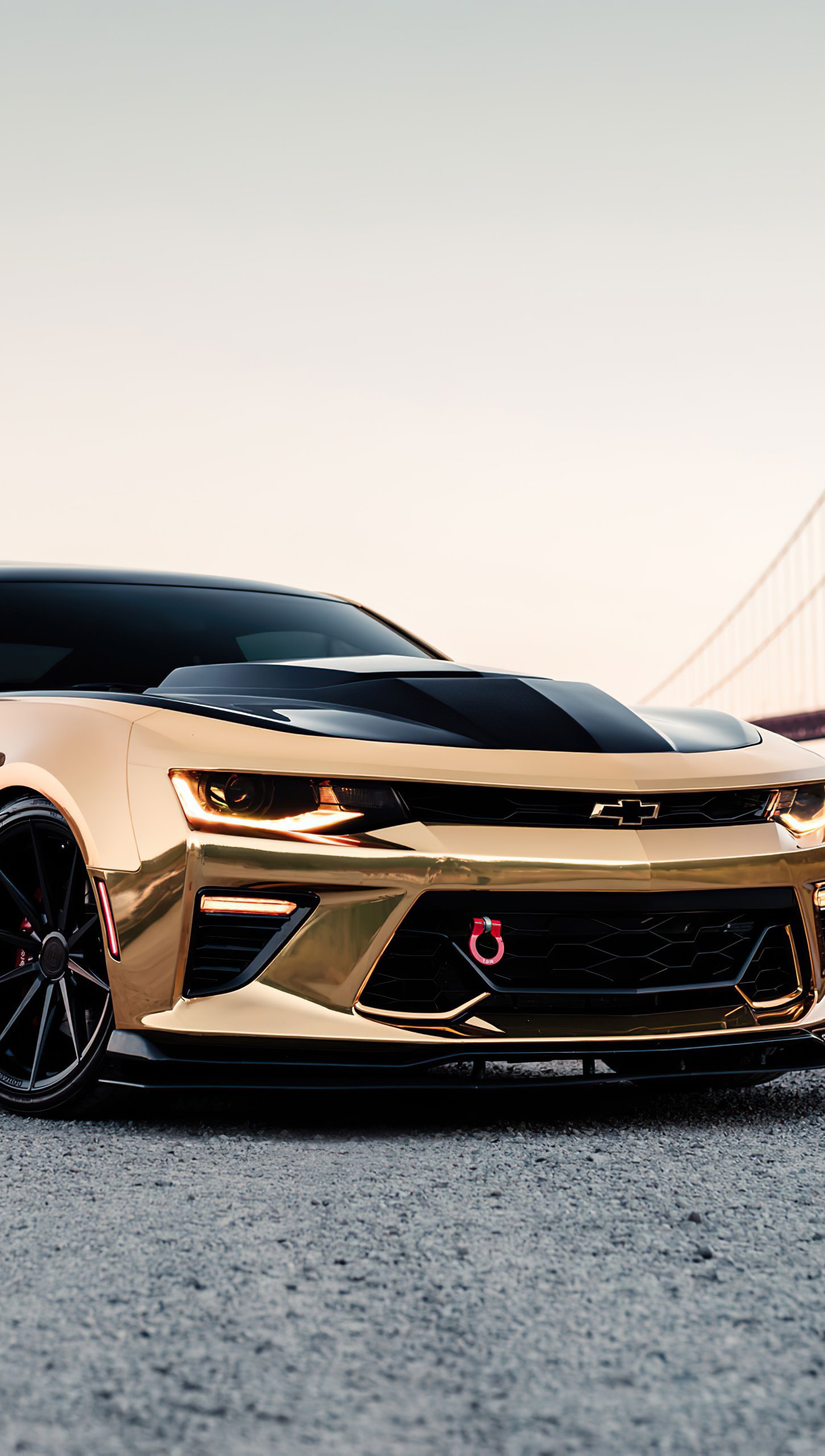 Camaro Chrome dorado