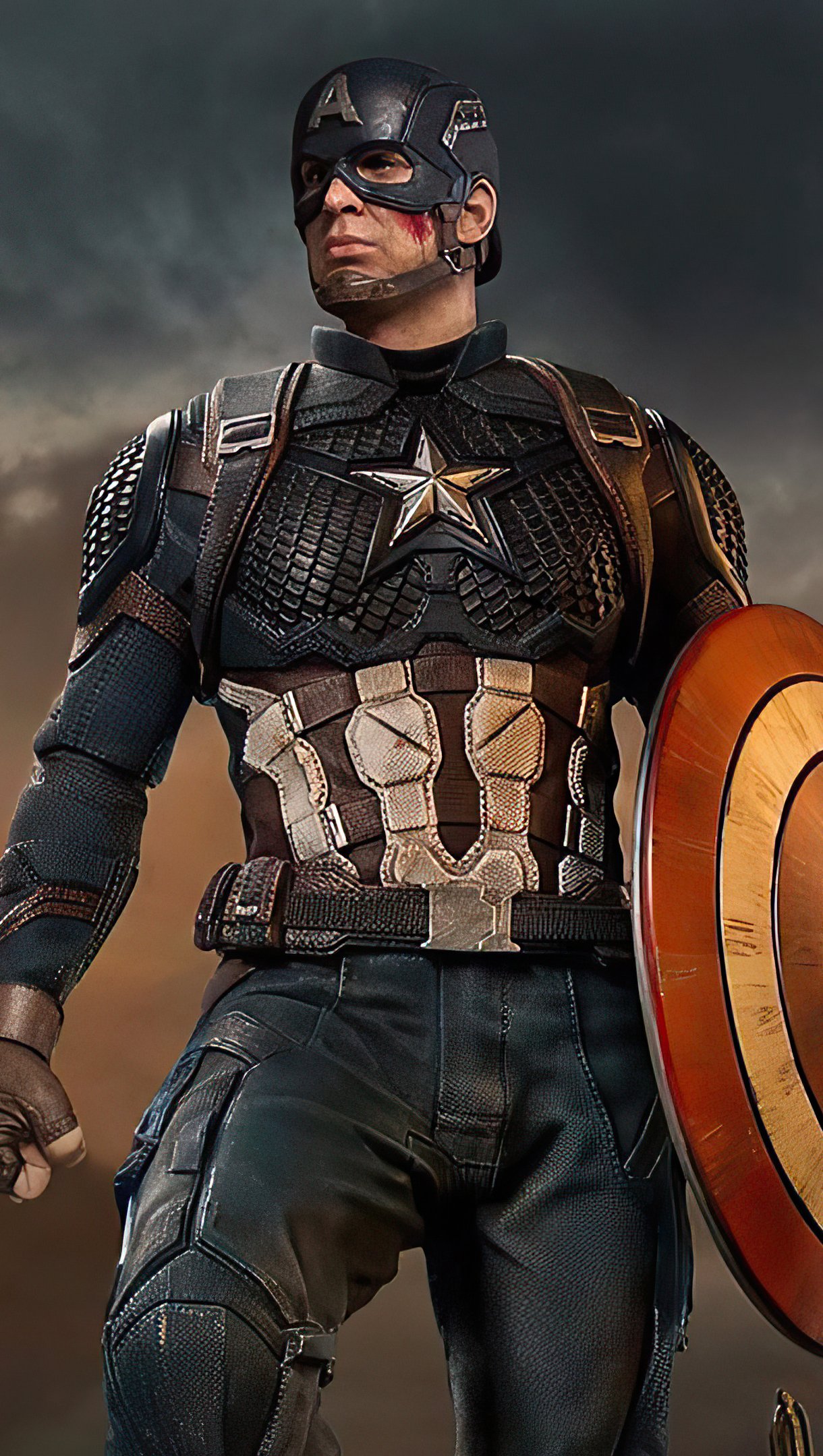 Capitan America con escudo