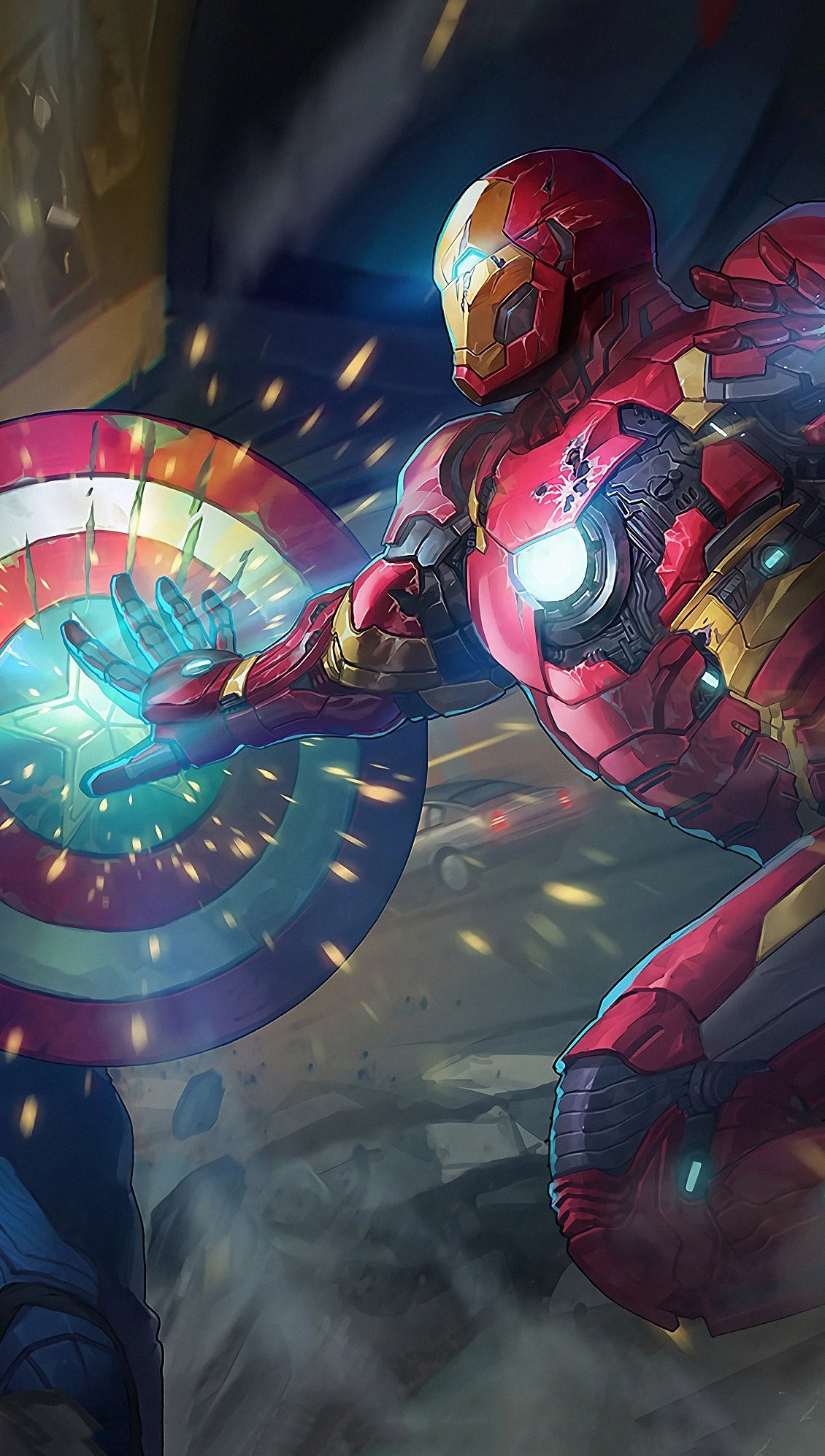 Capitan America contra Iron Man