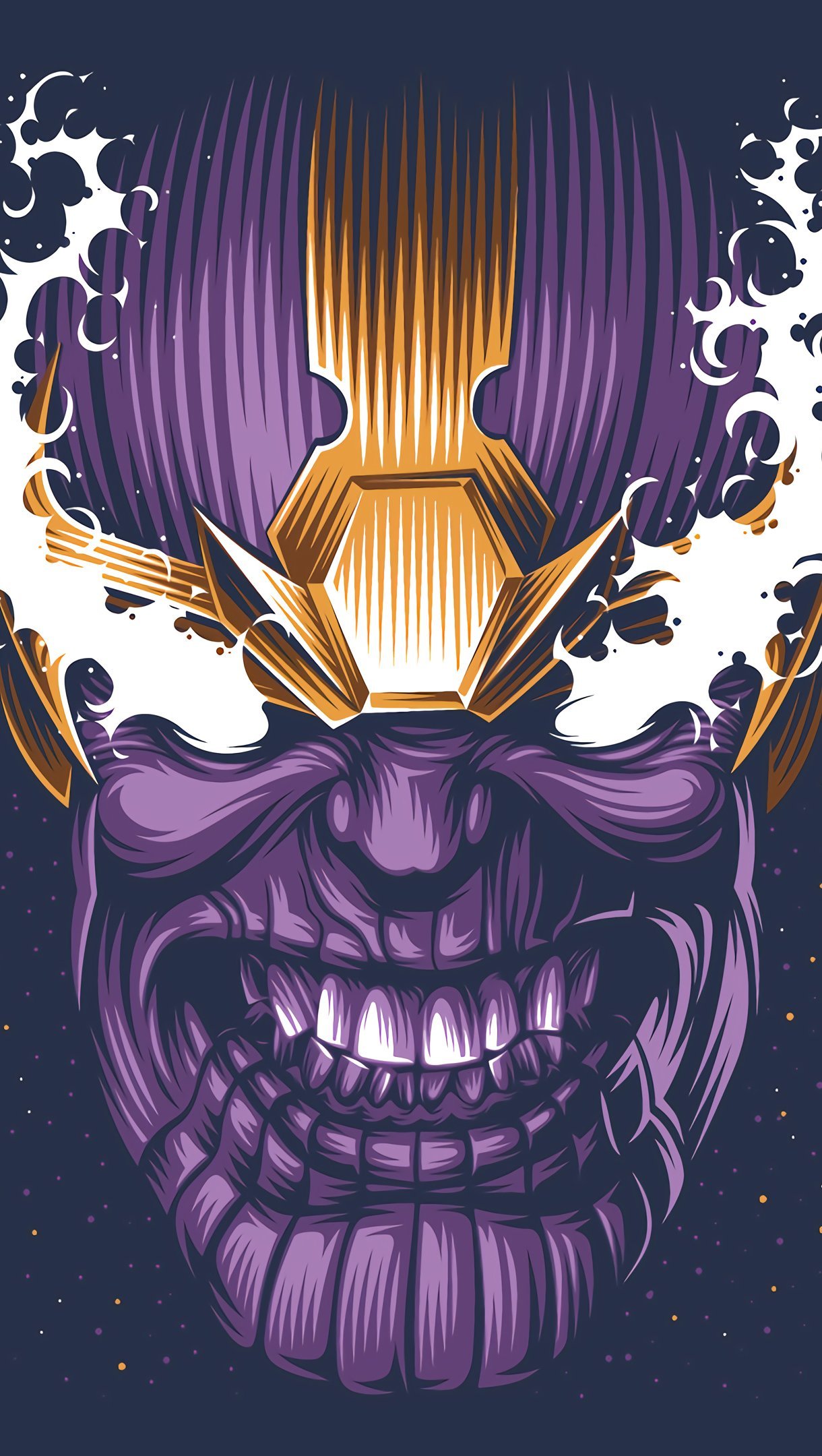 Cara de Thanos Minimalista