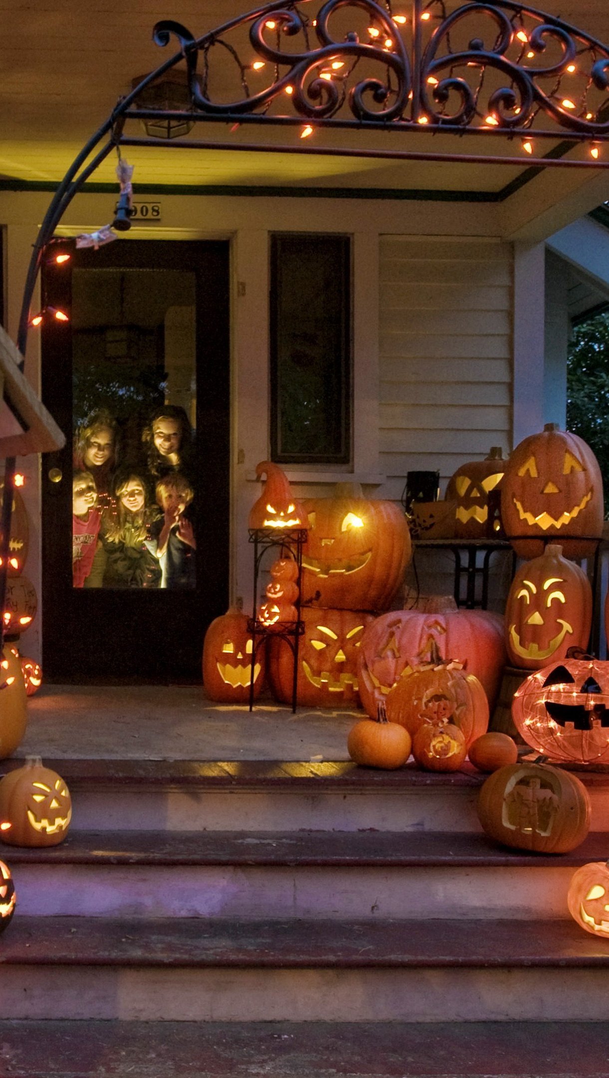 Casa decorada para Halloween