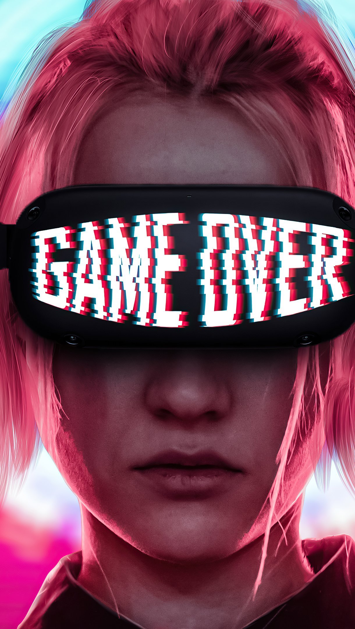 Chica con lentes de Game Over