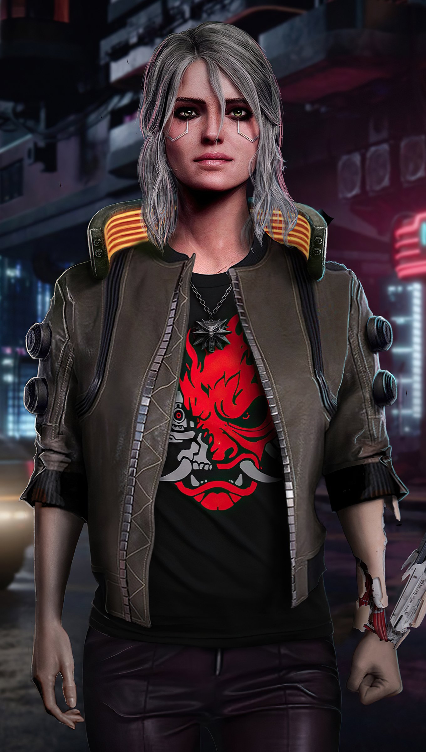 Ciri Cyberpunk 2077 Fanart