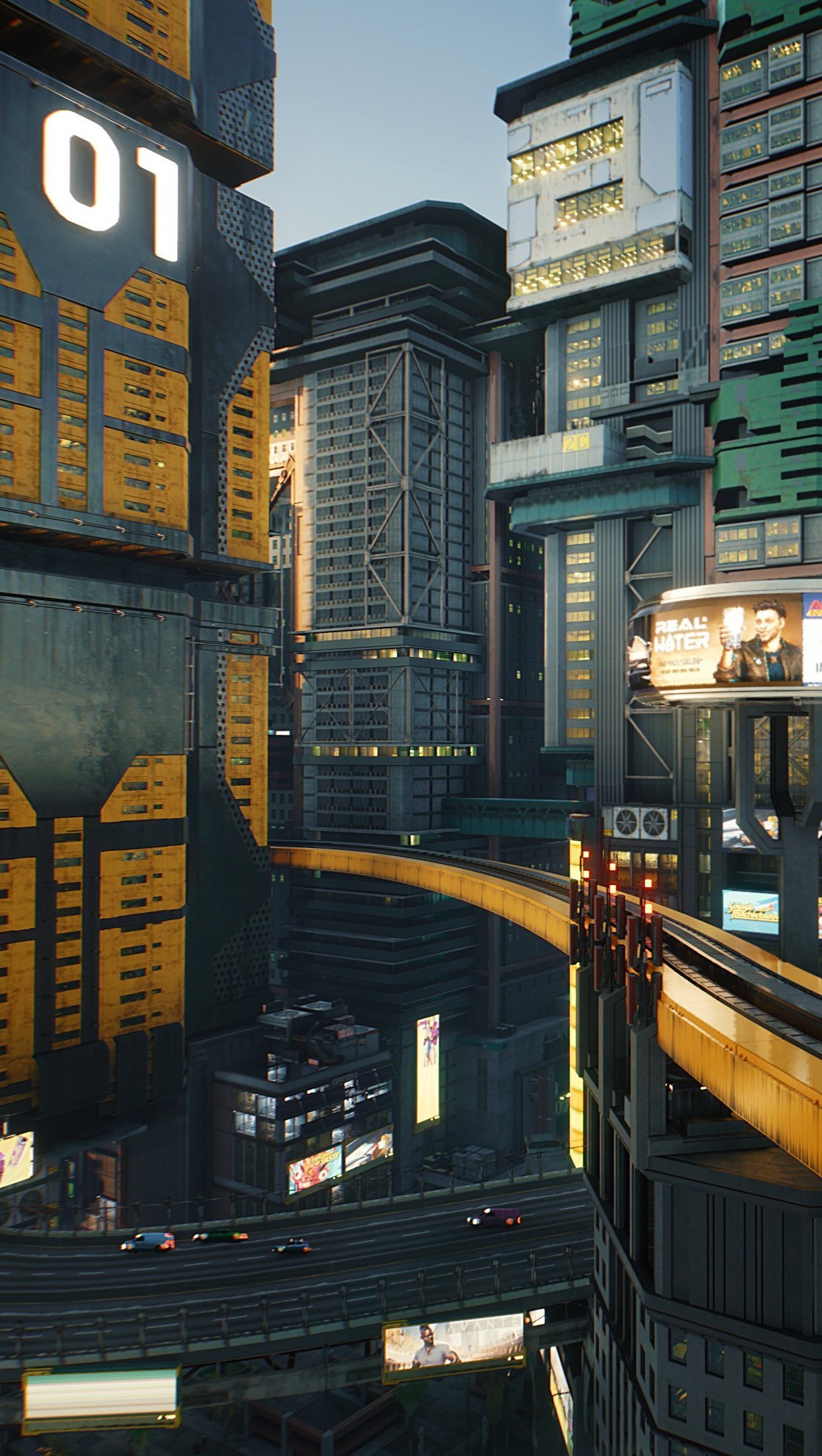 Ciudad Edificios de Cyberpunk 2077