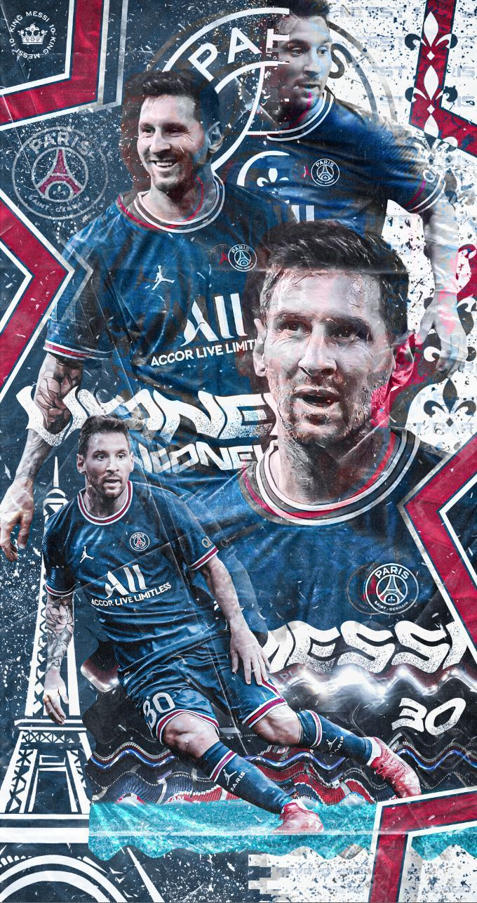 Collage Messi victorioso - Fondo De Pantalla Para Móvil Gratis