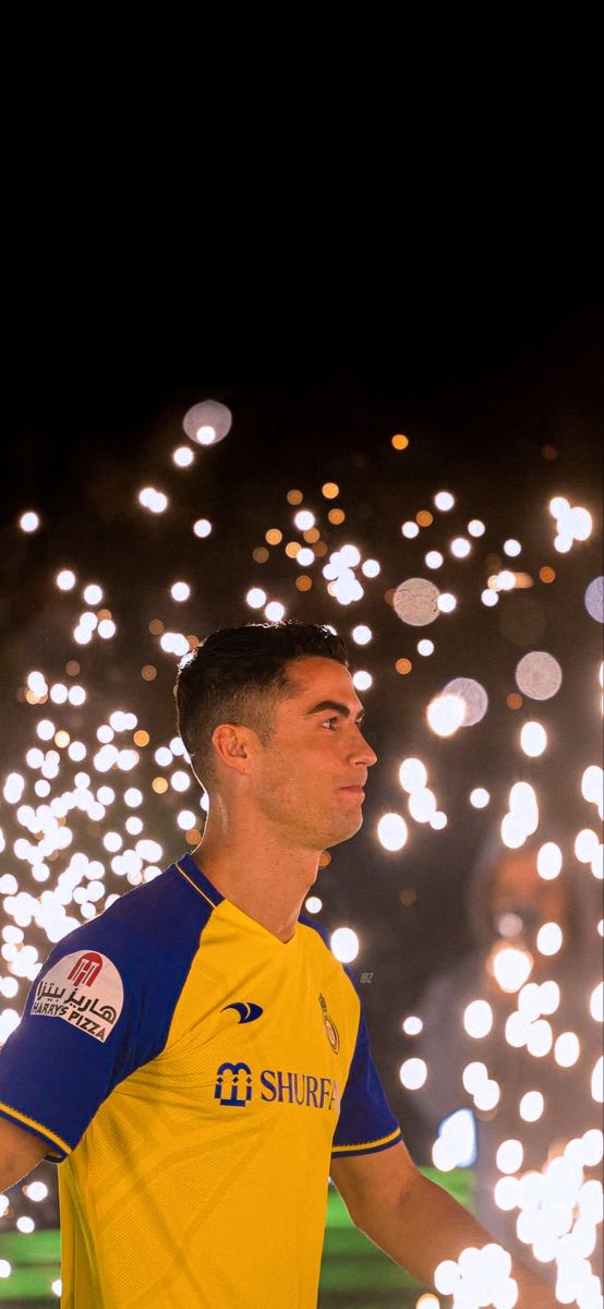 Cristiano Ronaldo Presentación con luces