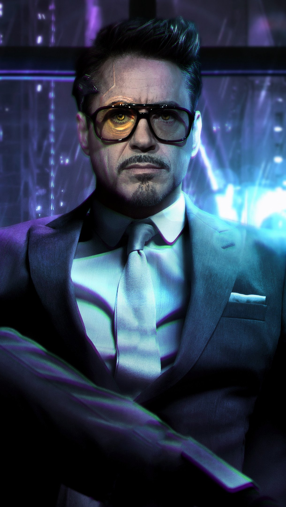 Cyberpunk Tony Stark Fanart