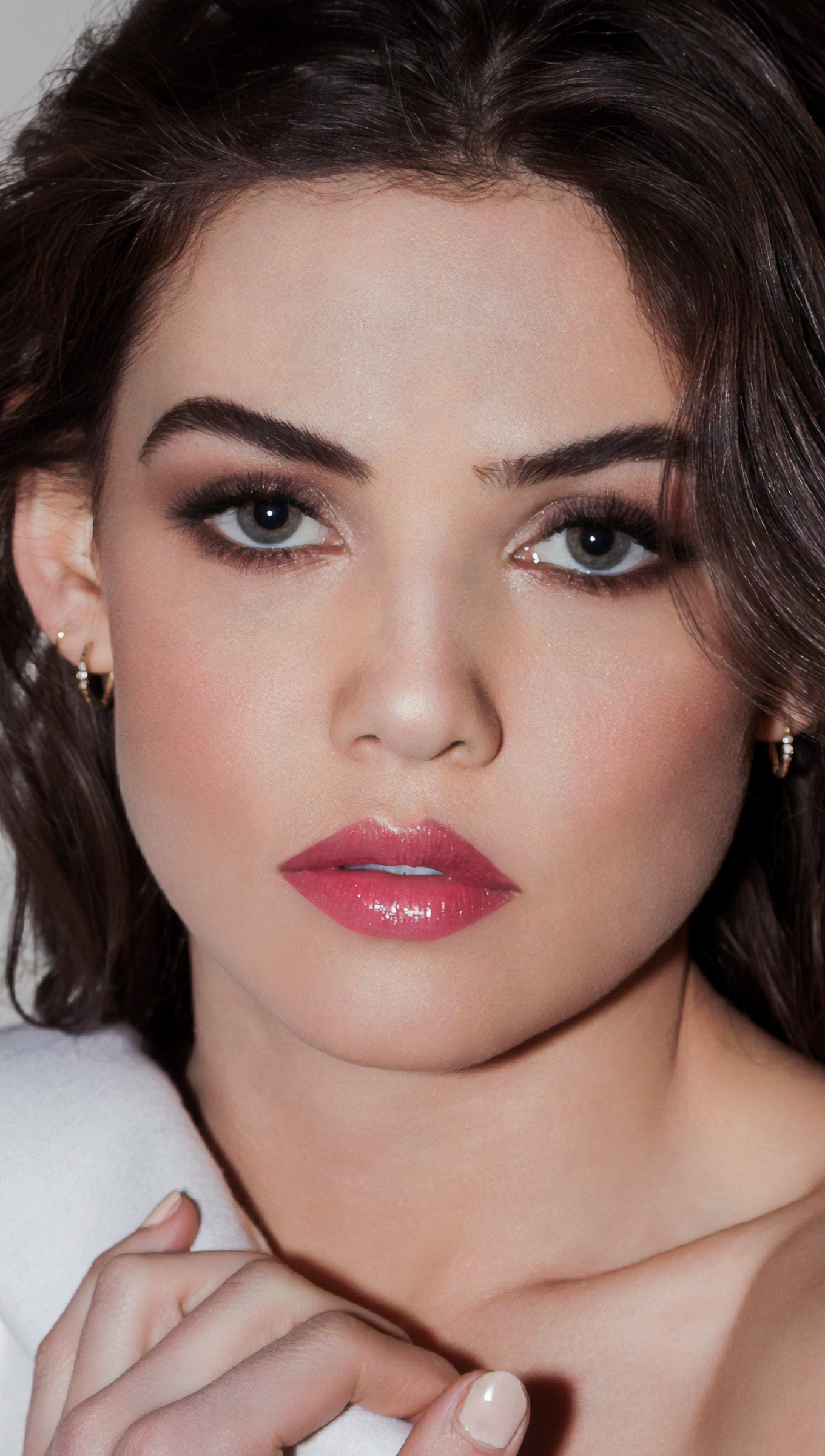 Danielle Campbell maquillada