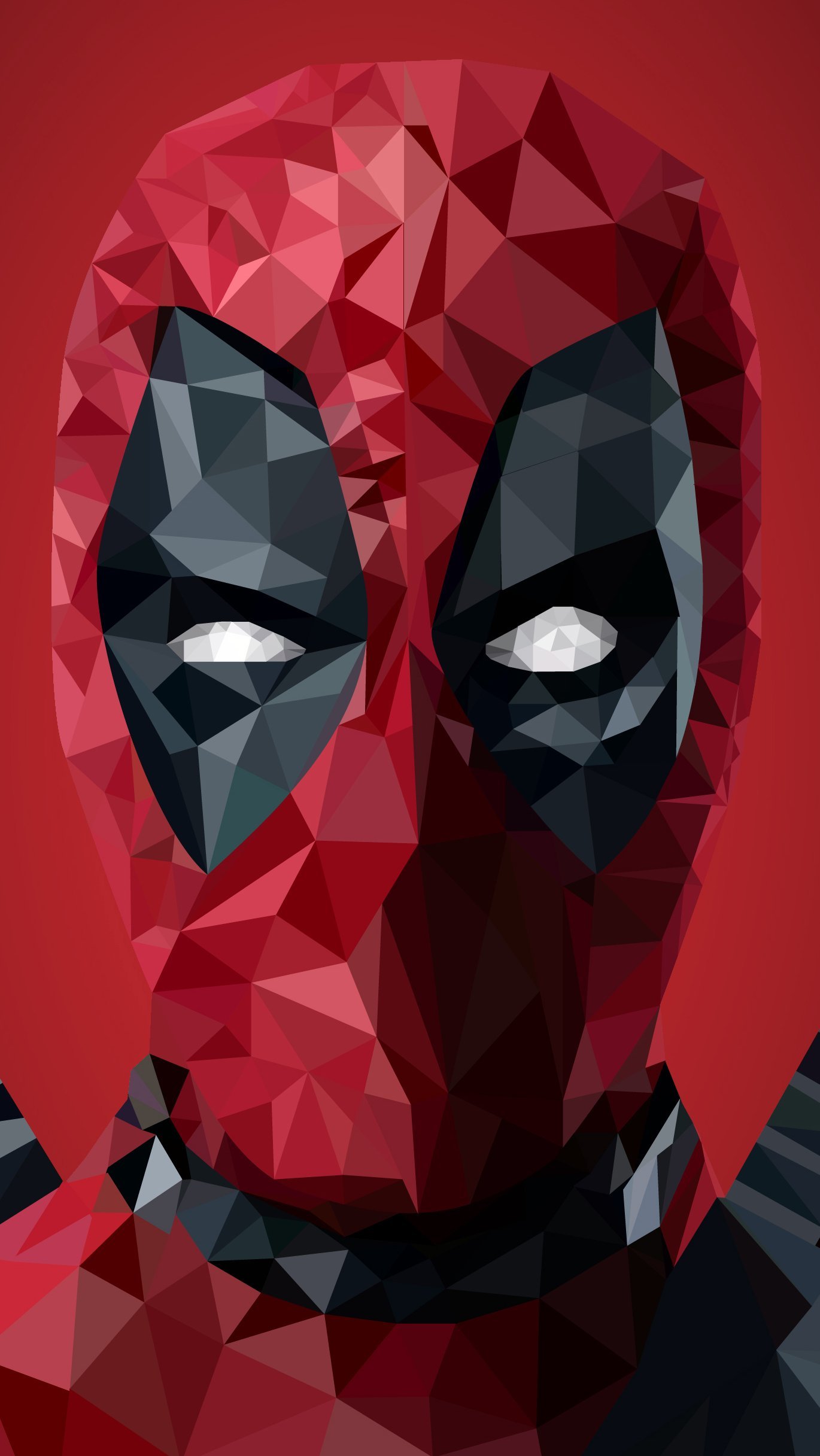 Deadpool Low Poly Art