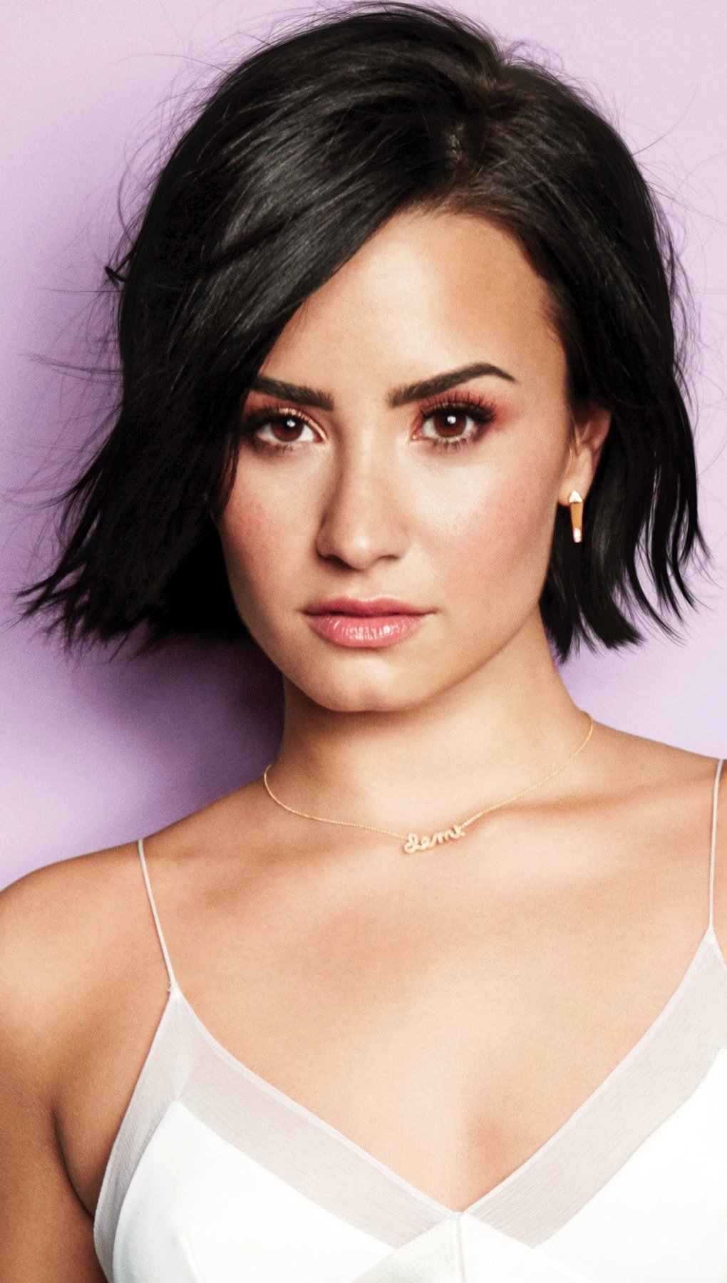 Demi Lovato con el cabello corto