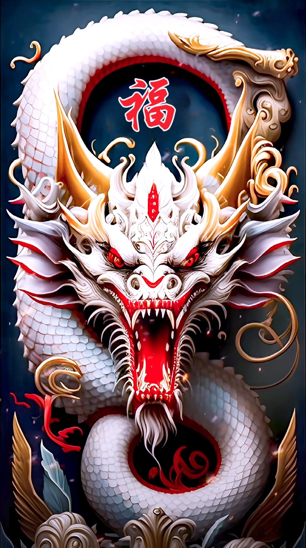 Dios Dragon Asiatico Wallpaper 3D