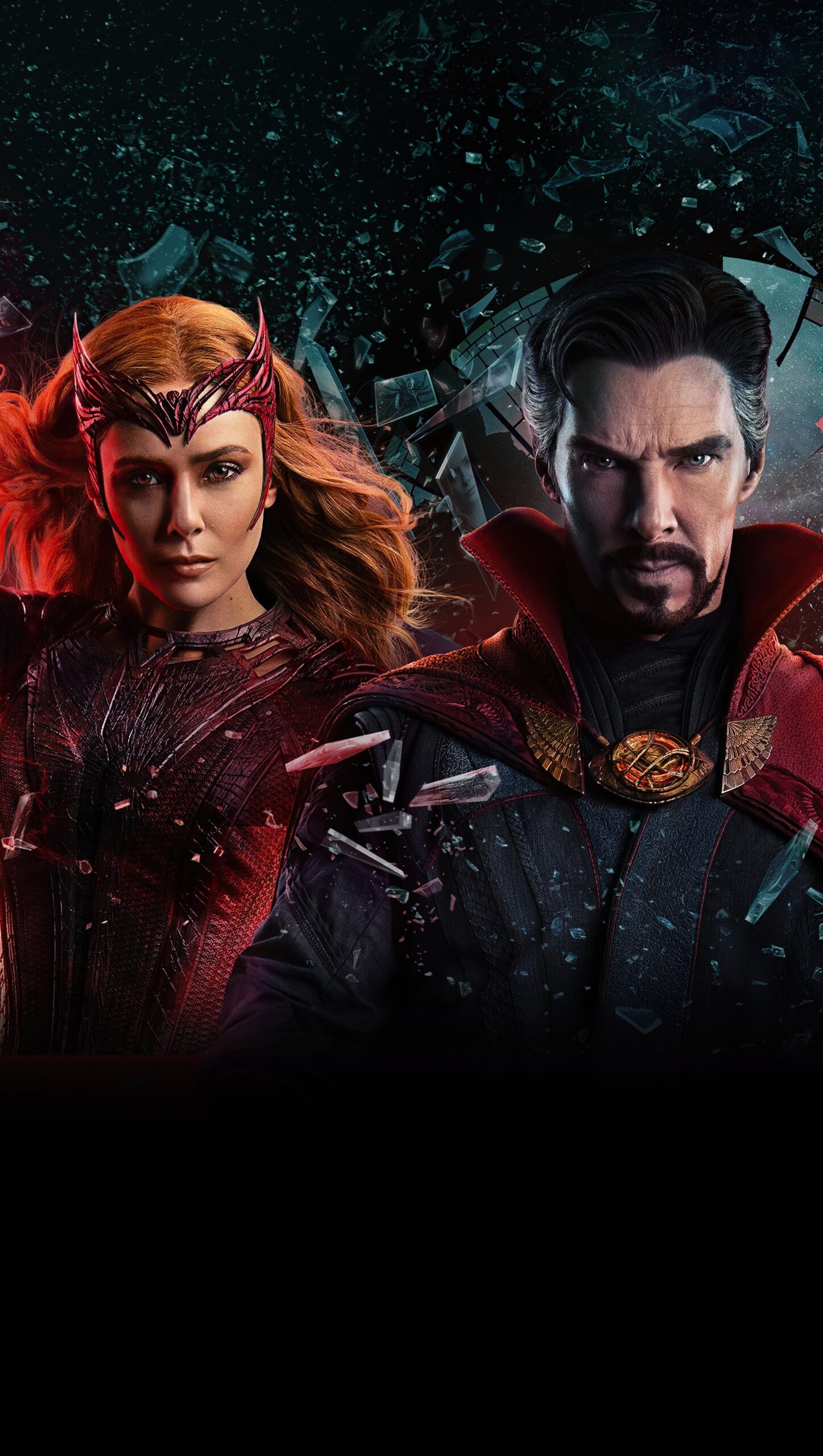 Doctor Strange y Bruja escarlata en Multiverso de Locura