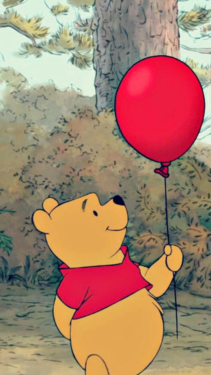 El globo rojo de winnie the pooh