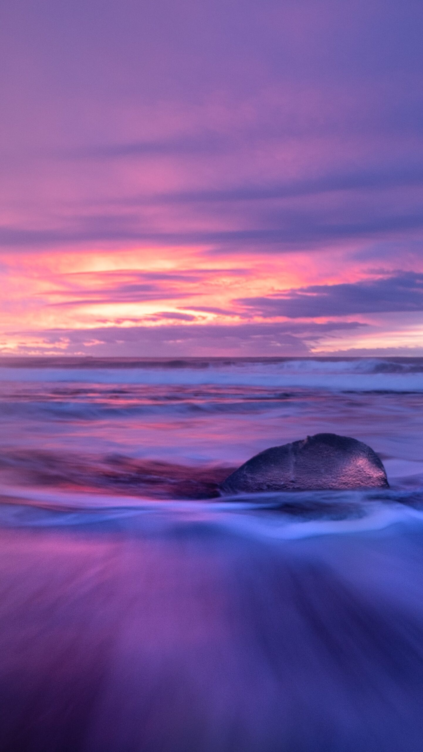 El mar al atardecer