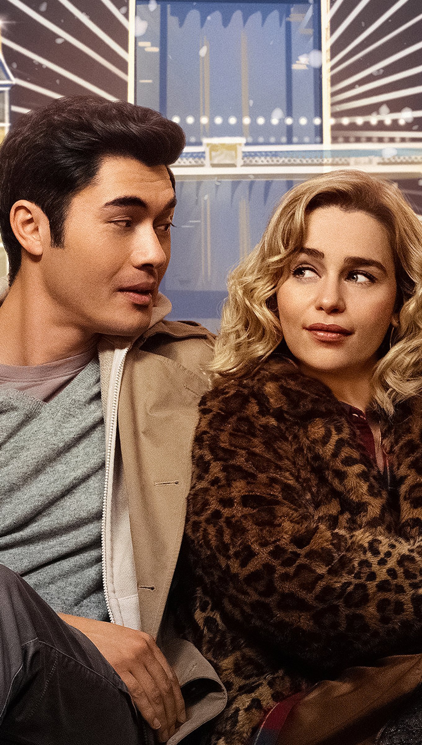 Emilia Clarke y Henry Golding en Last Christmas