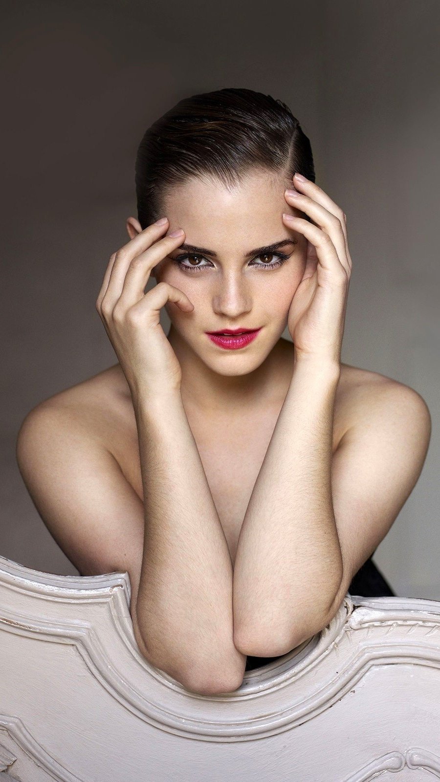 Emma Watson con maquillaje