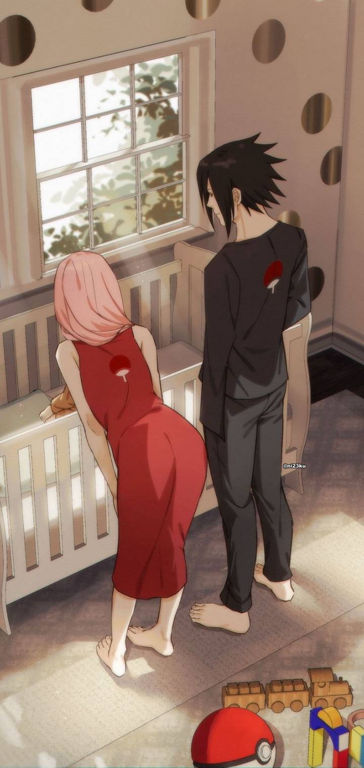 Familia uchiha sakura y sasuke