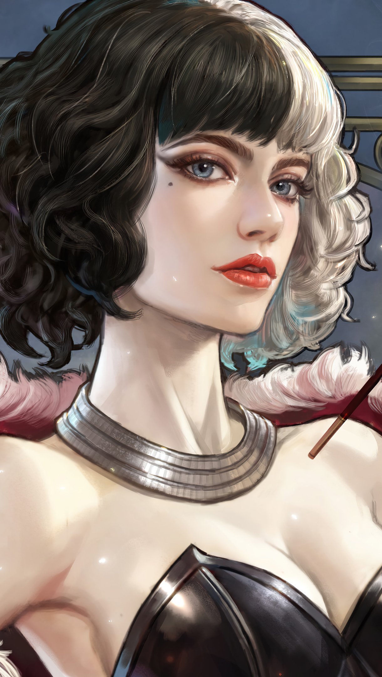 Fanart de Emma Stone como Cruella