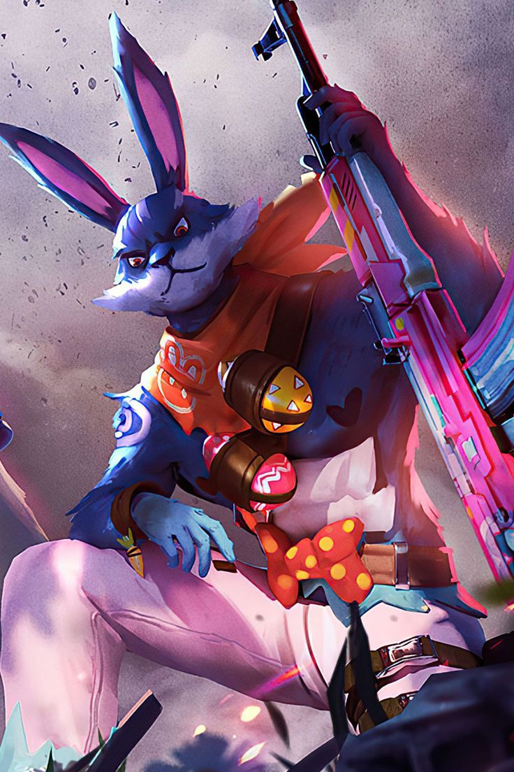 Free Fire Conejo guerrero