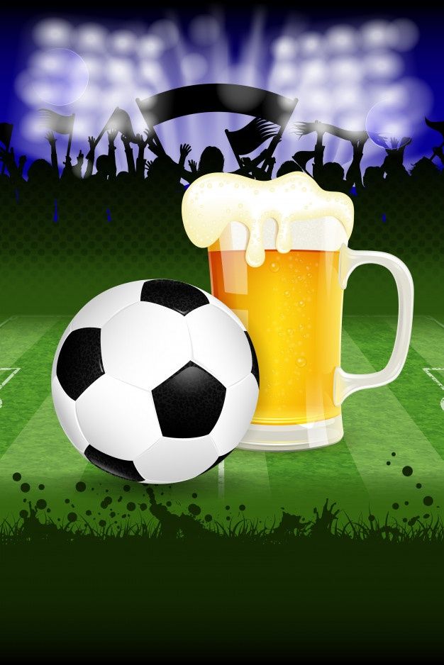 Futbol cerveza y fiesta