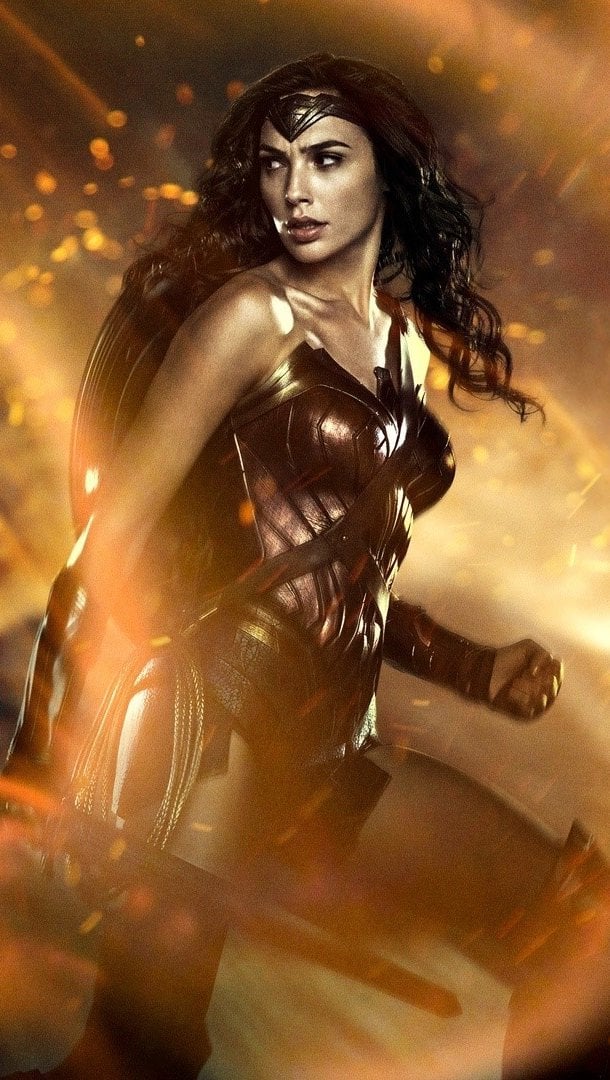 Gal Gadot como La mujer maravilla