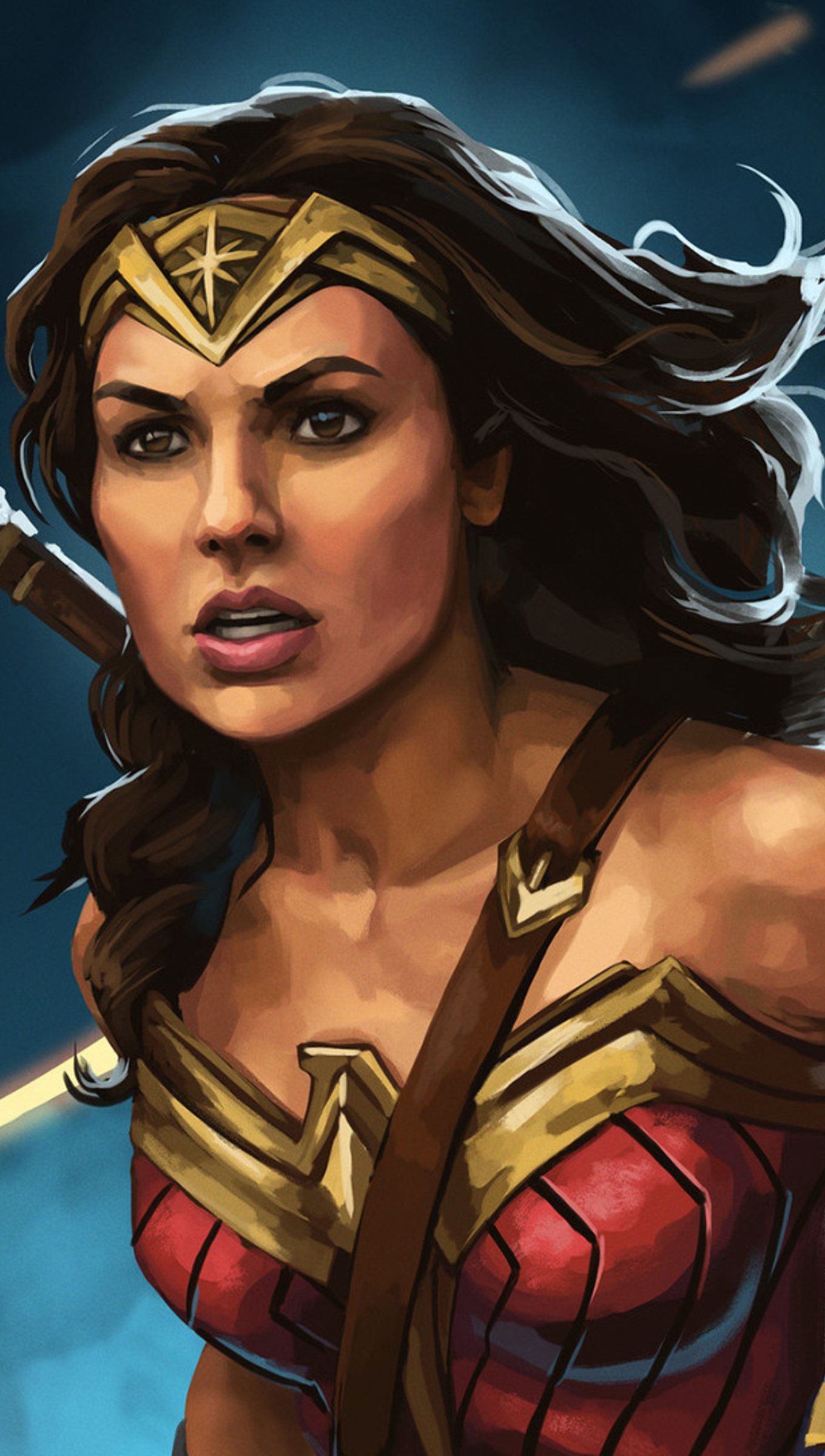 Gal Gadot como Mujer Maravilla Fanart