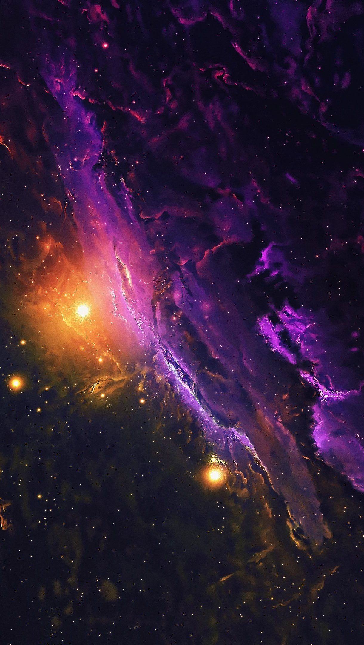 Galaxia en el espacio