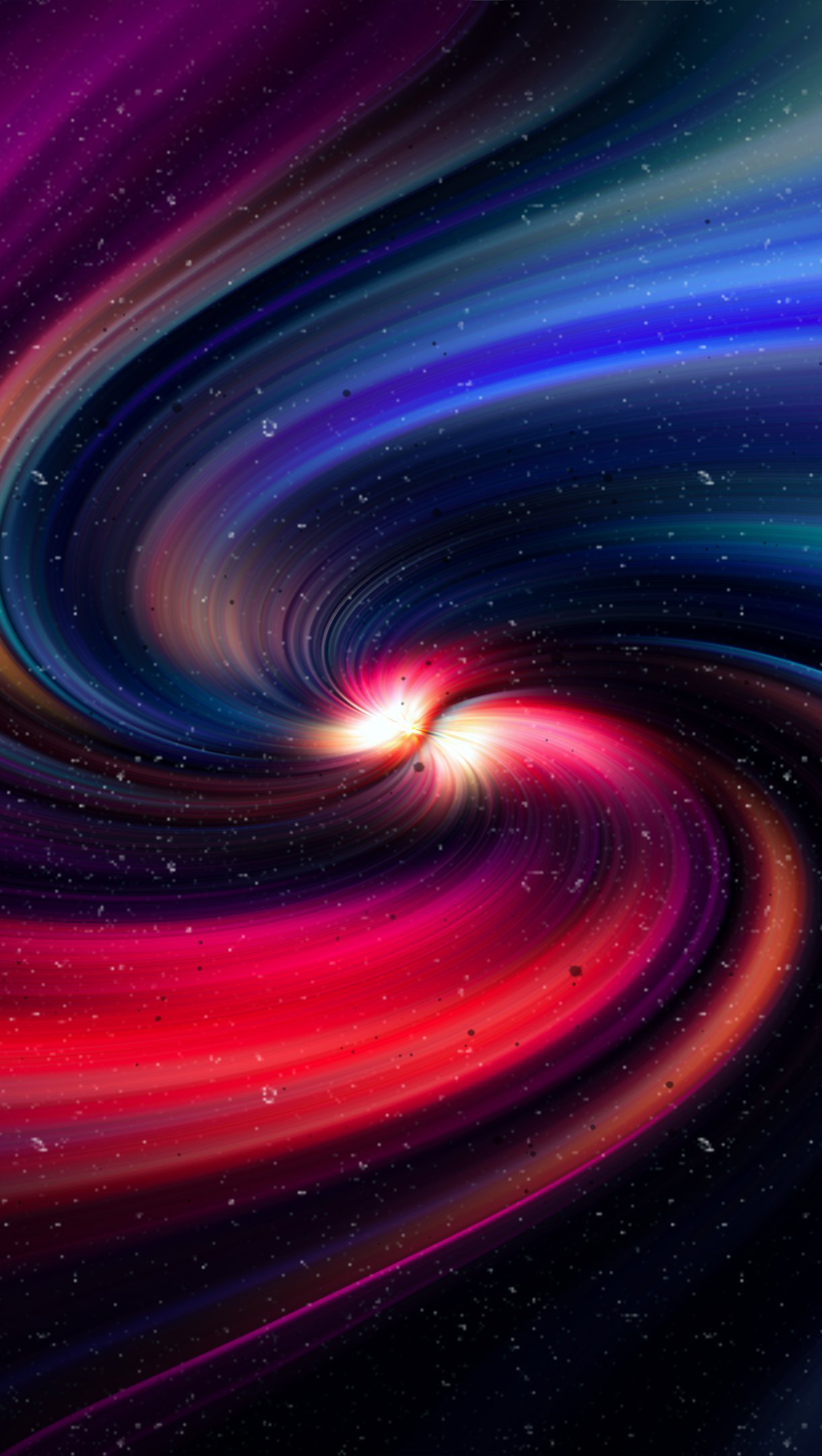 Galaxia en espiral abstracto