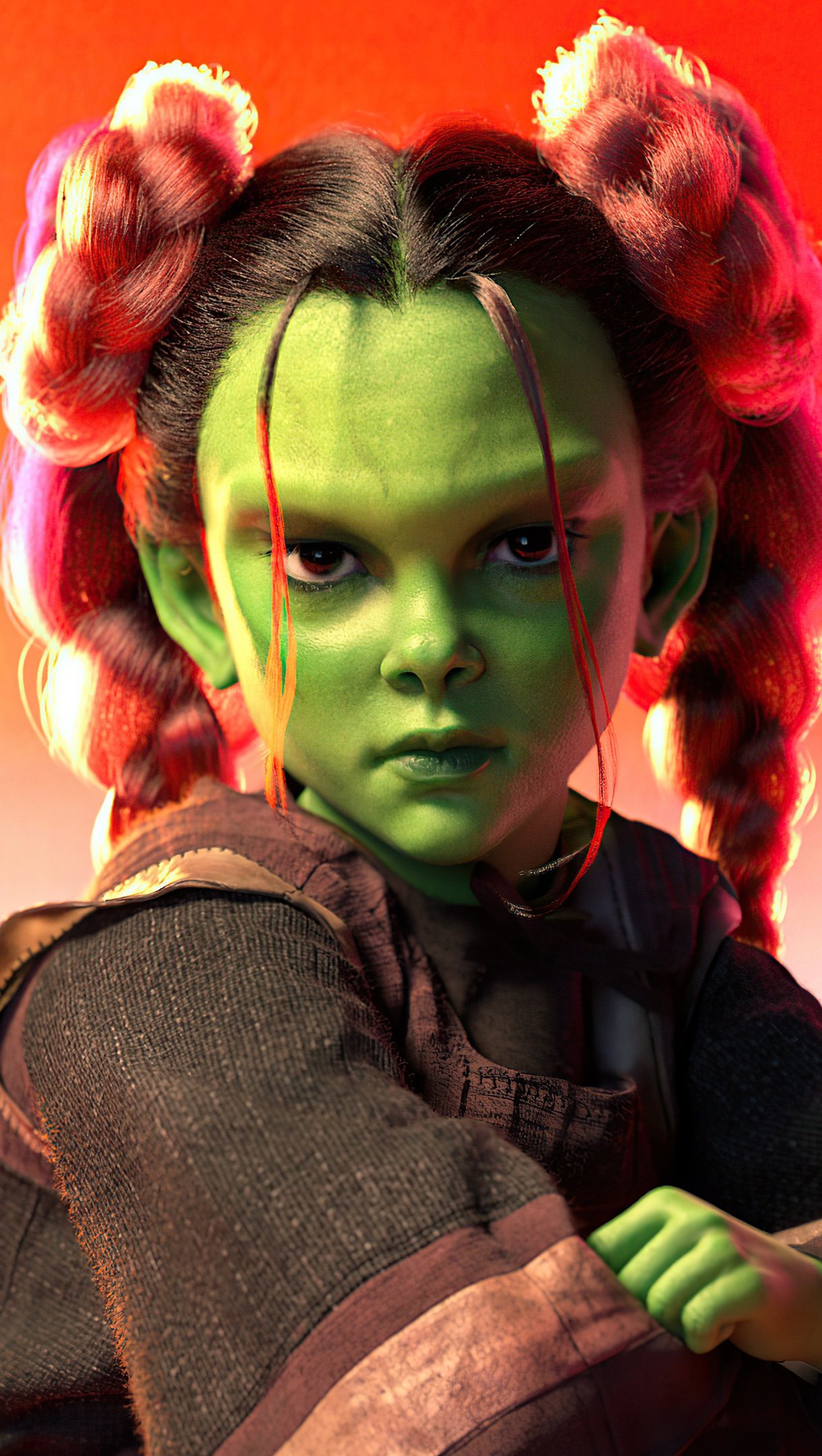 Gamora como niña