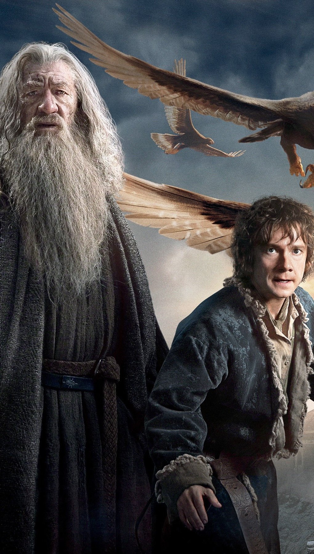 Gandalf y Bilbo Baggings en El Hobbit