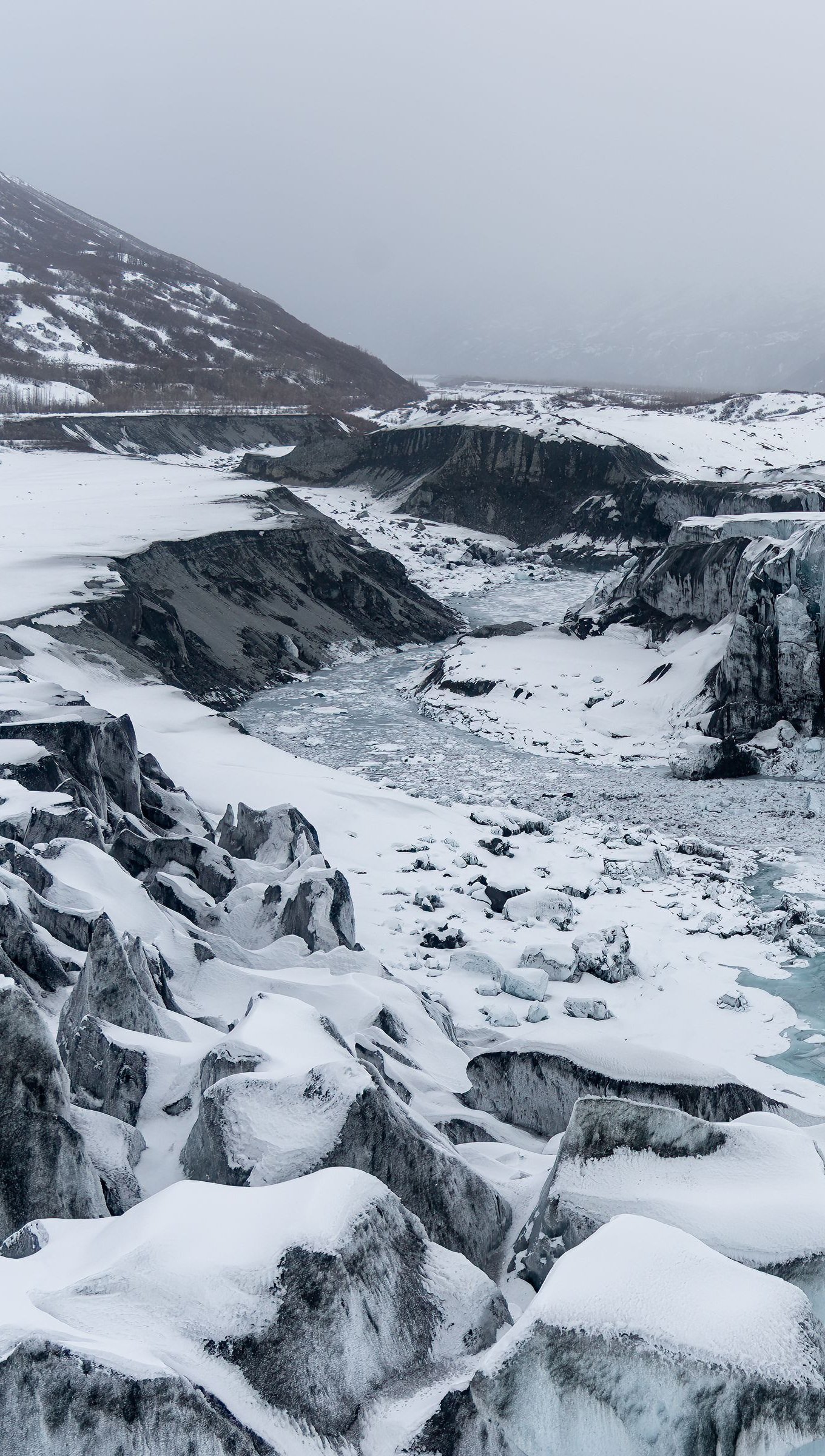 Glaciares y rocas