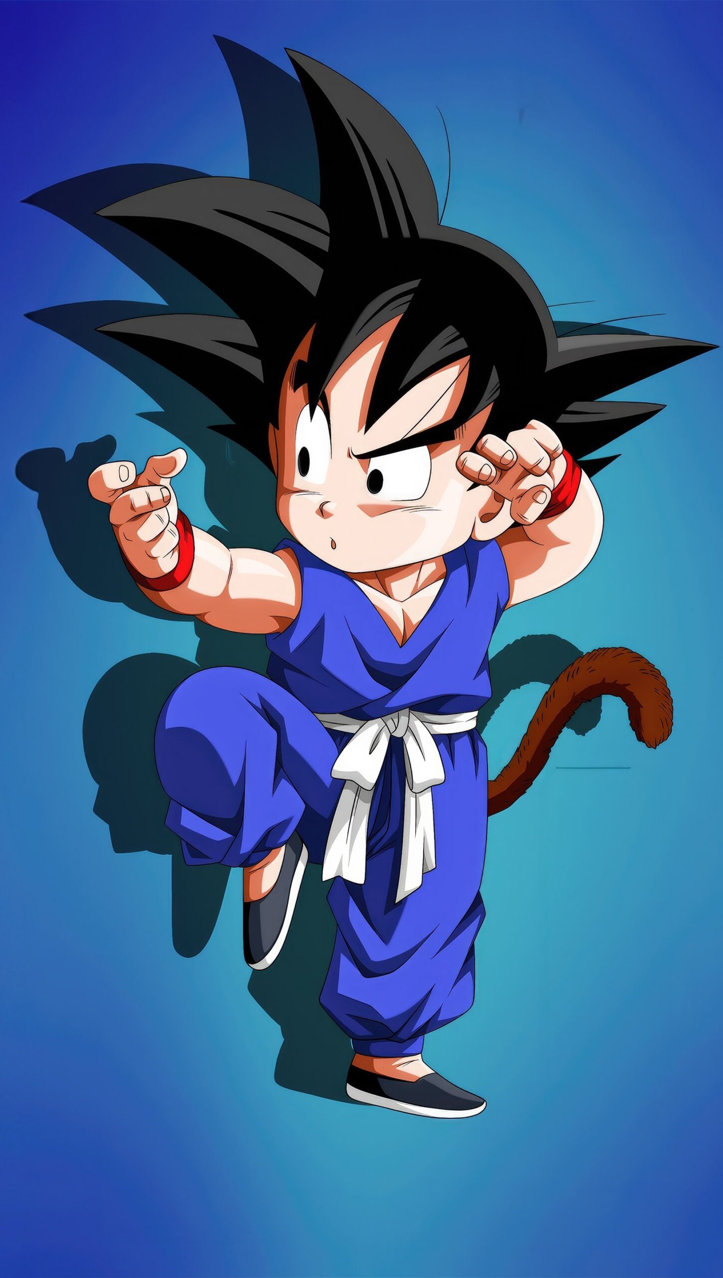 Goku de Niño Dragon Ball Minimalista