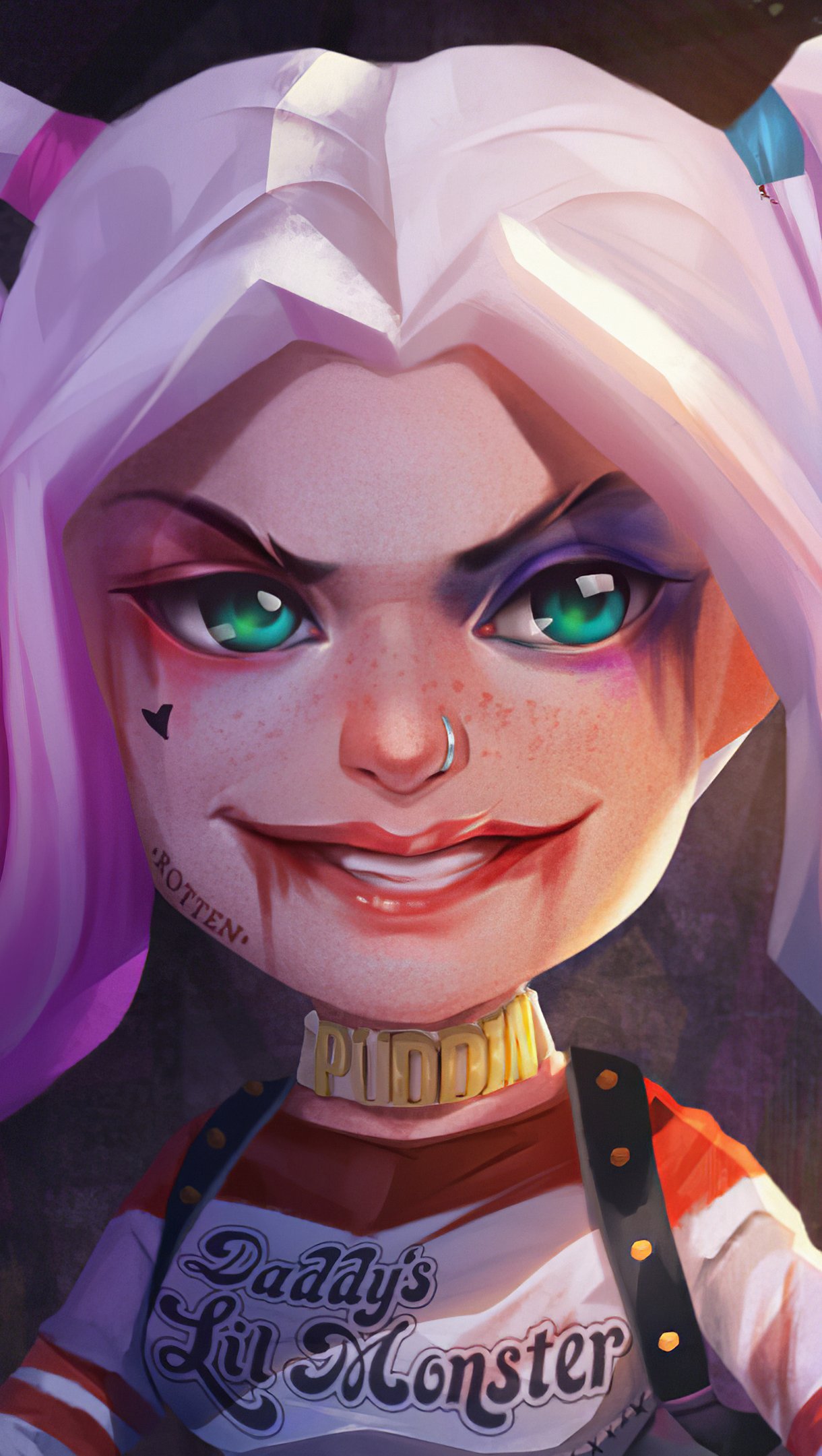 Harley Quinn como funko pop Fanart